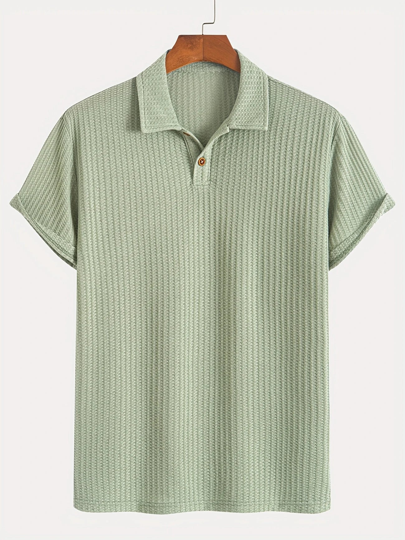 Men's Short Sleeve Knit Shirt for Summer
