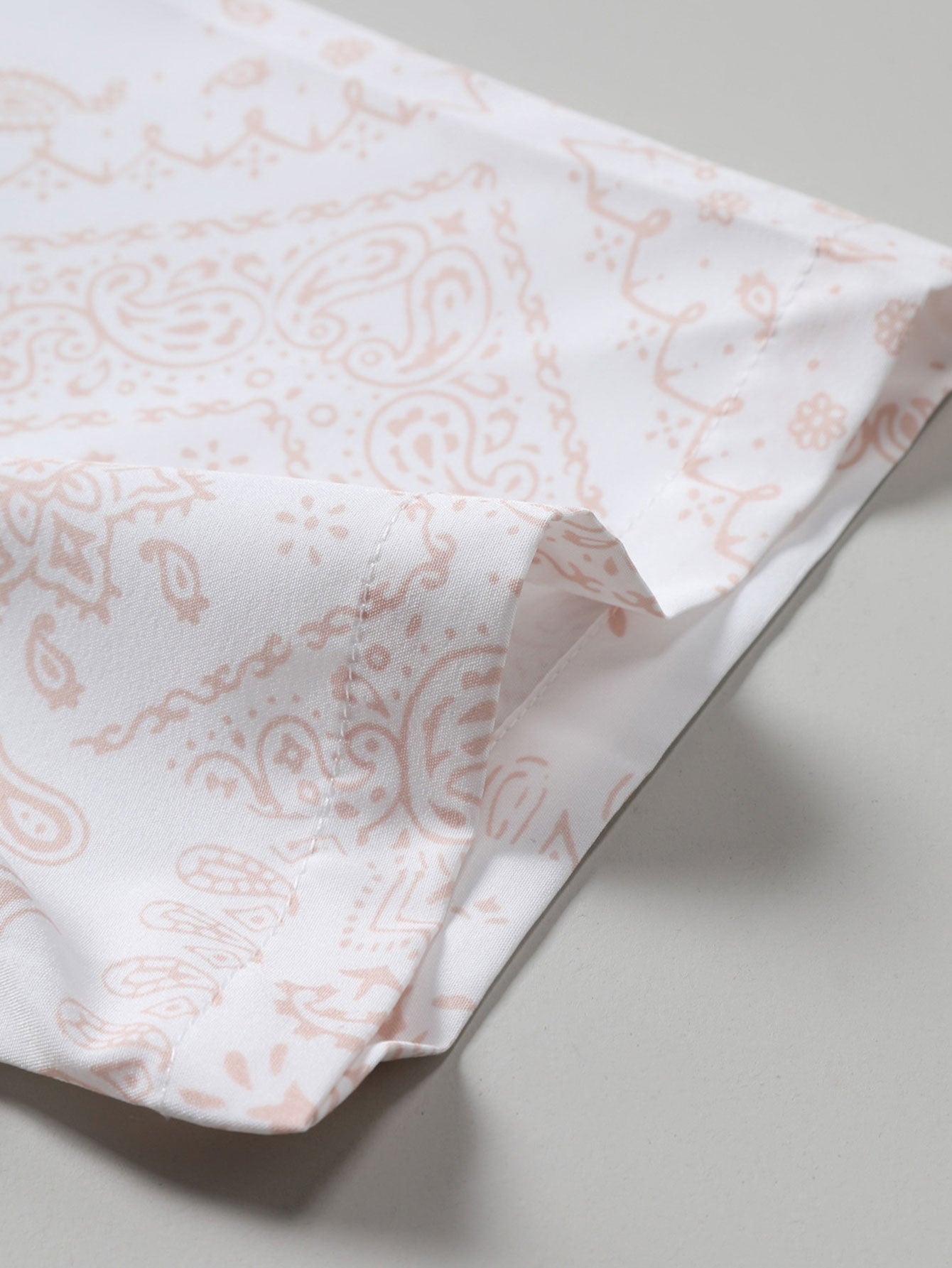 Paisley Patterned Button-Up Shirt