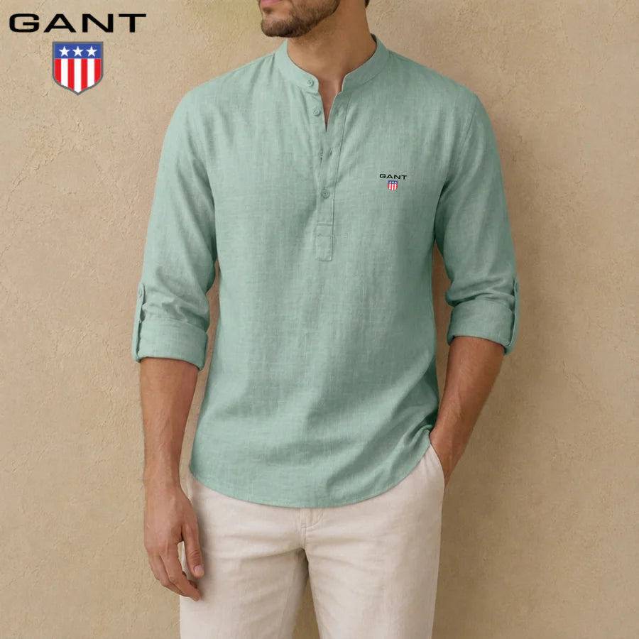 GT™ Premium Linen Henley Shirt