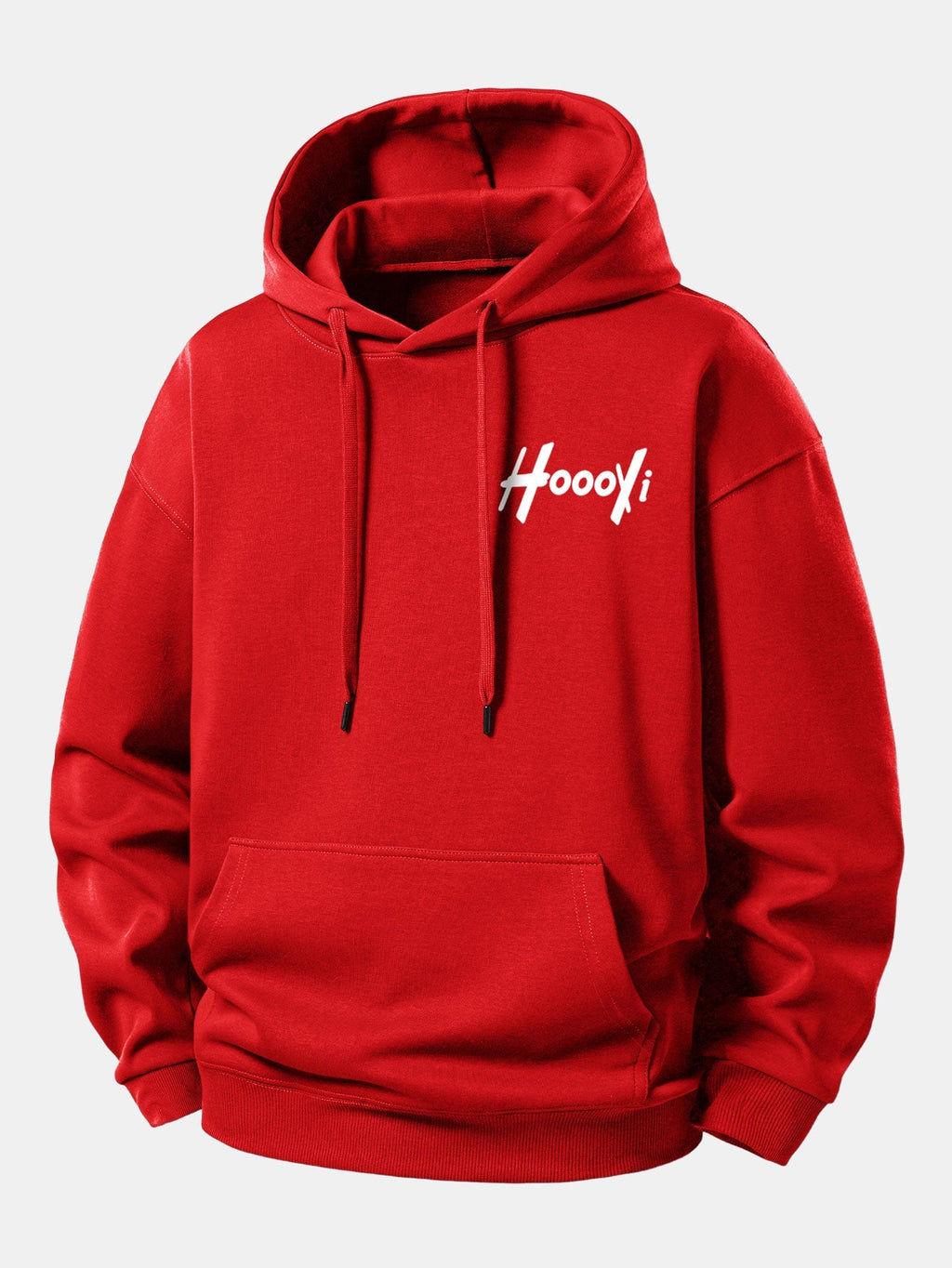 Hoooyi Relaxed Fit Printed Hoodie