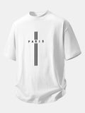 Comfortable Paris Stripe Cotton T-Shirt