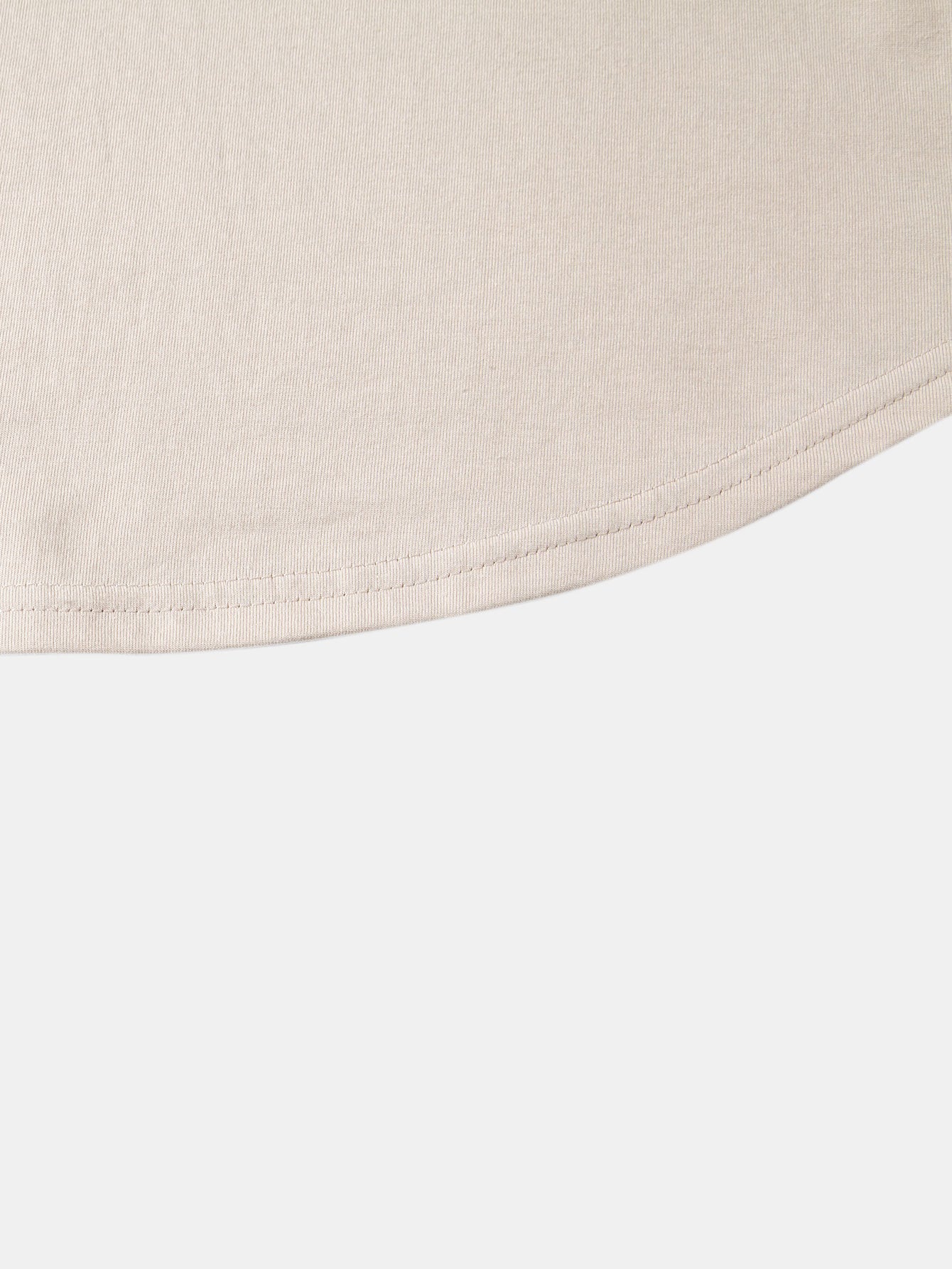 Set of 5 Essential Cotton Arc Hem T-Shirts