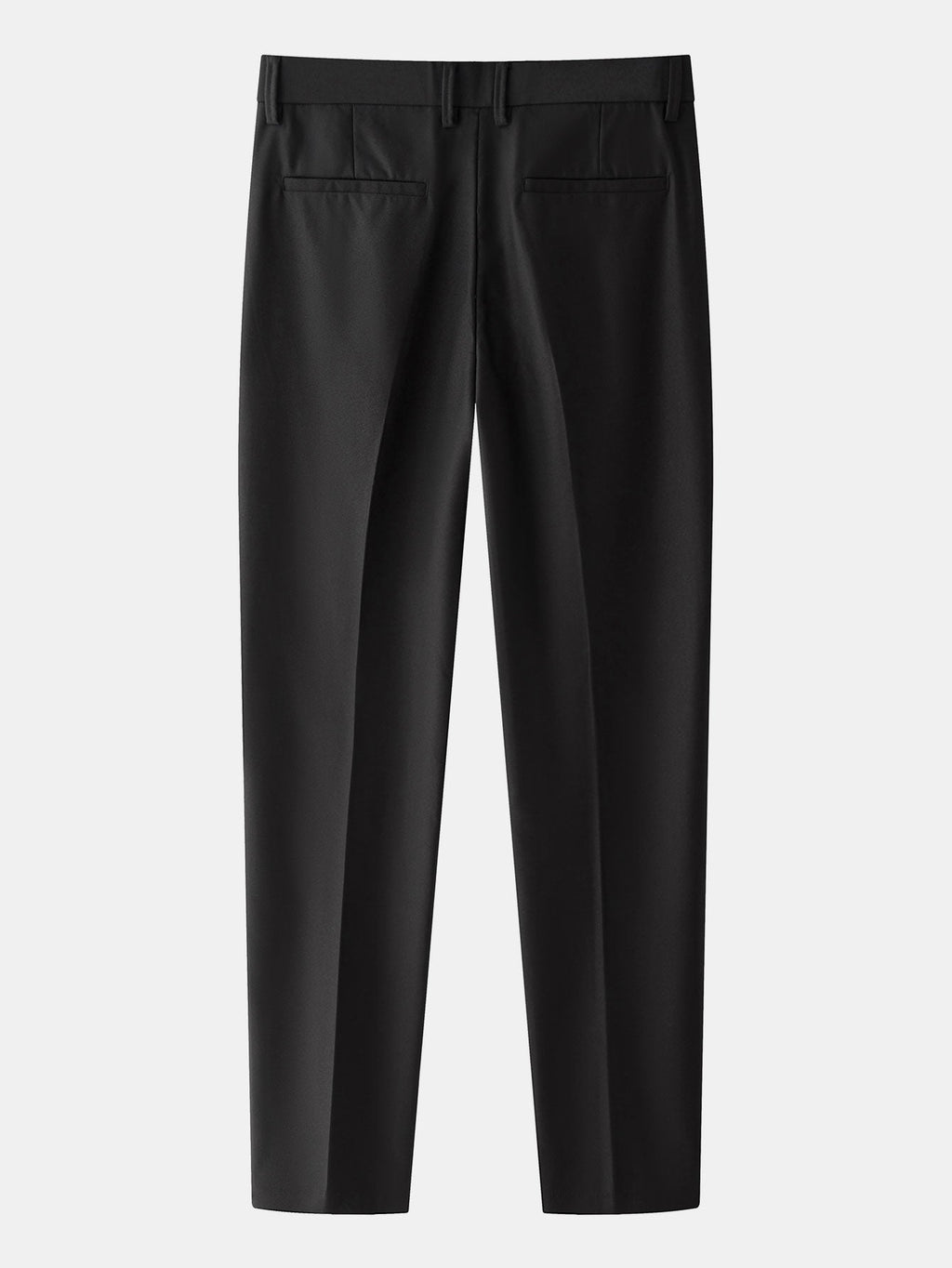 Textured Knit Polo with Contrast Trim & Slim Fit Tapered Trousers