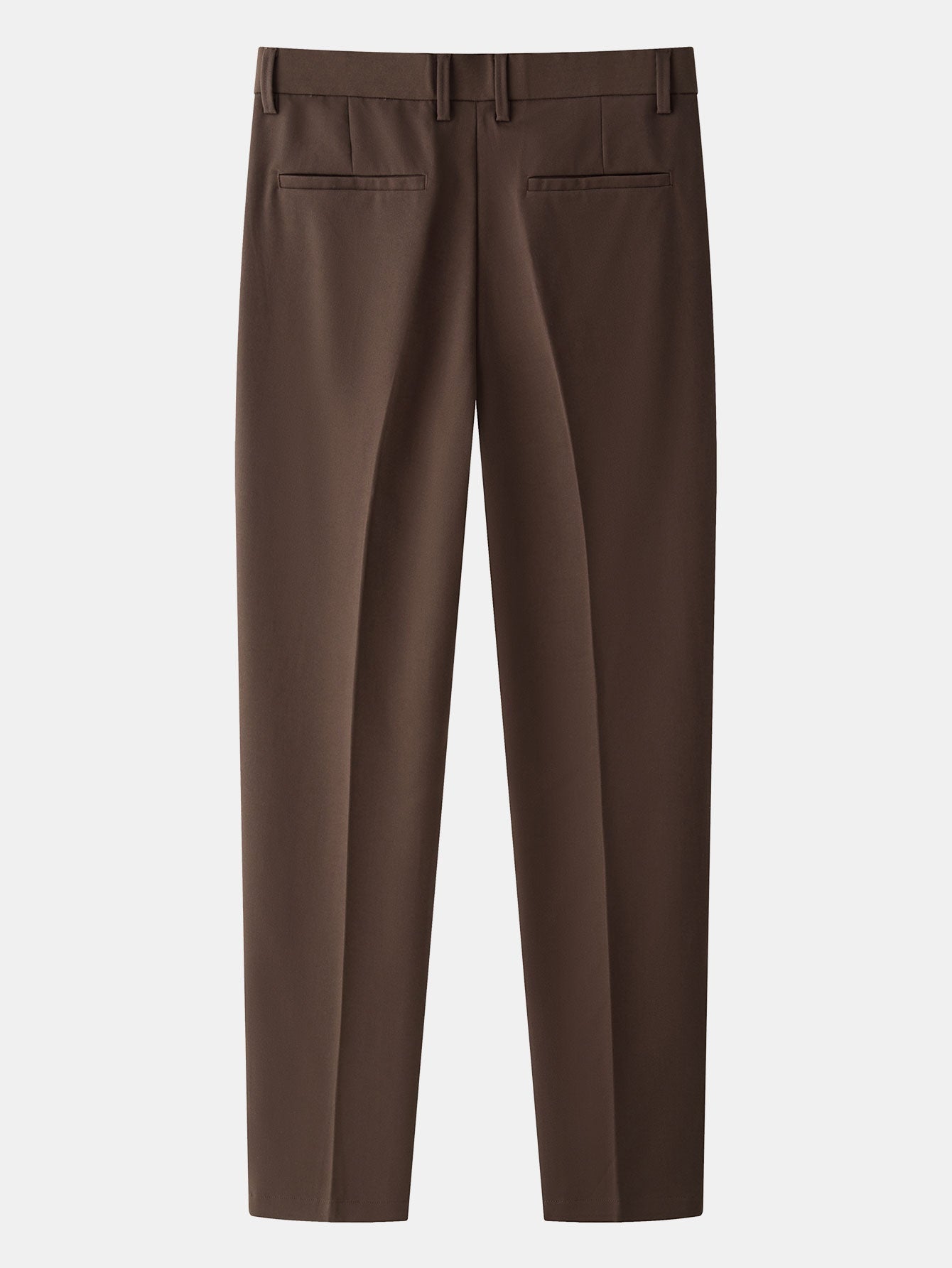 Textured Knit Polo with Contrast Trim & Slim Fit Tapered Trousers