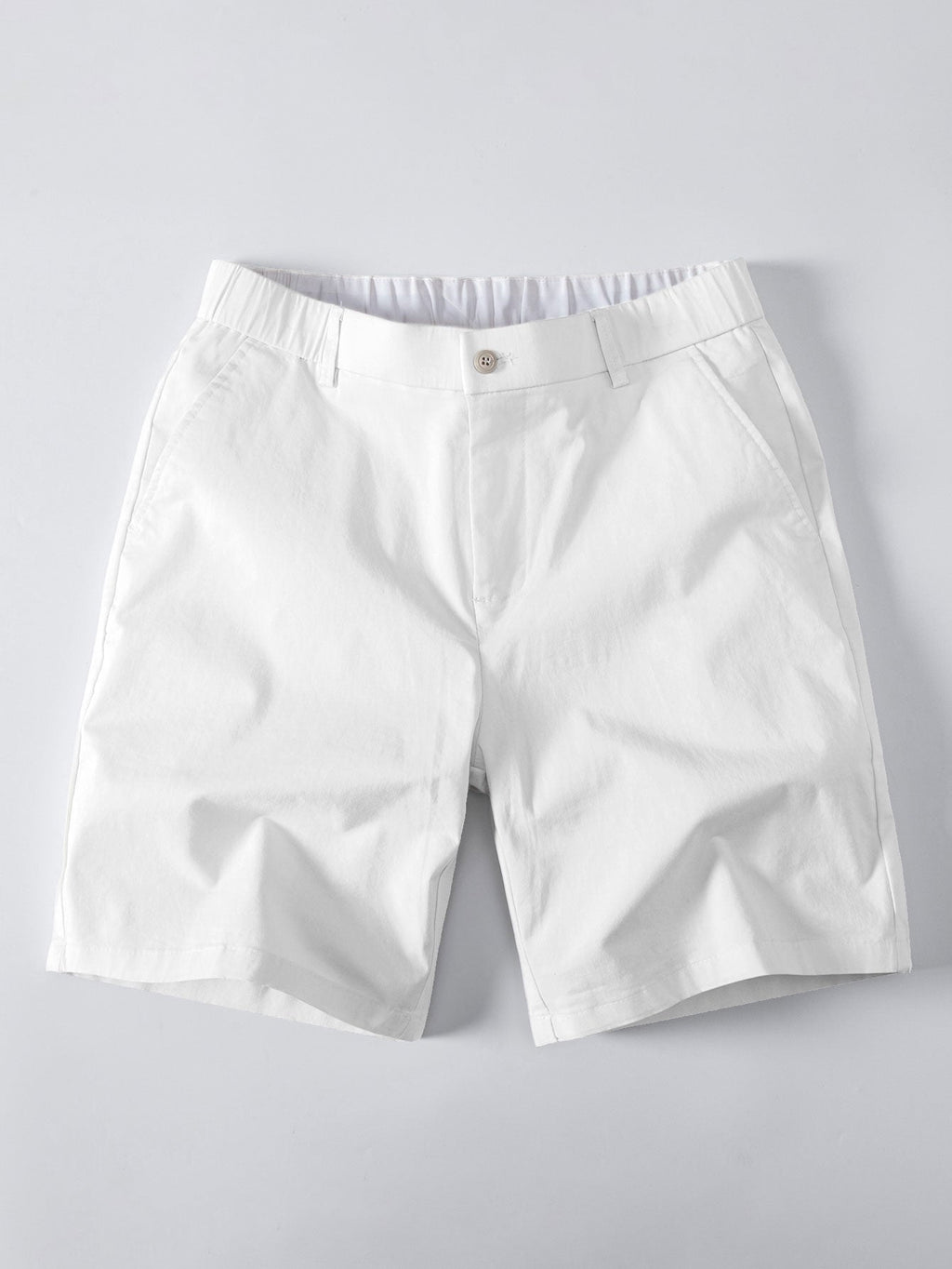 Stretchy Waistband Chino Shorts