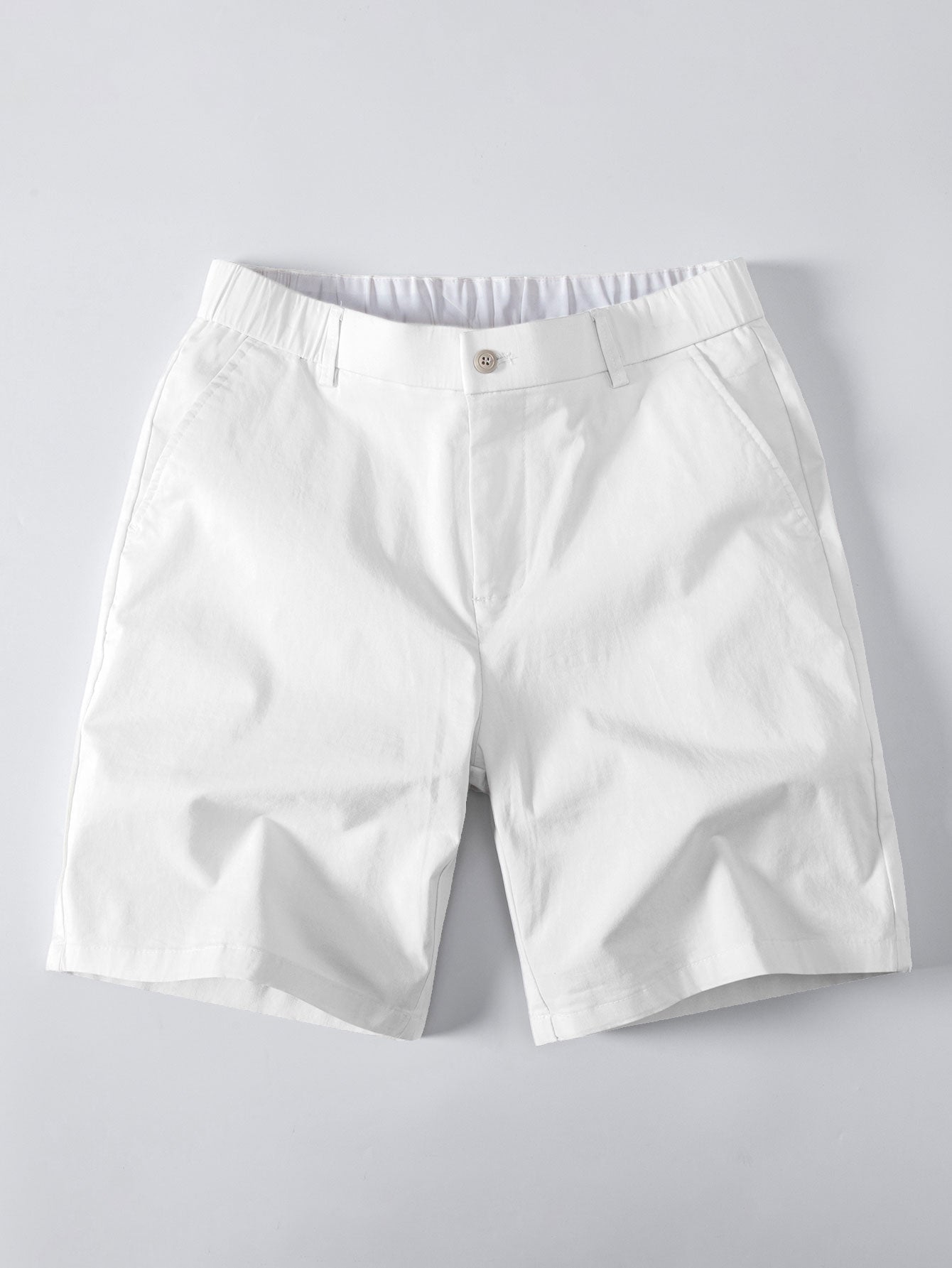 Stretchy Waistband Chino Shorts