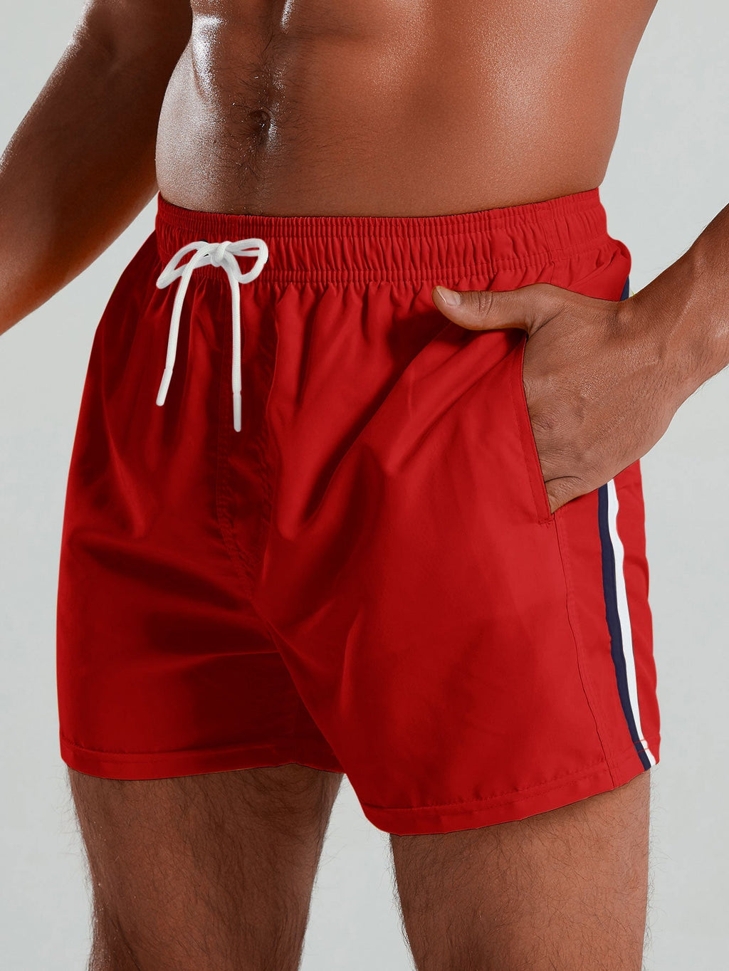3" Swim Shorts with Contrast Trim