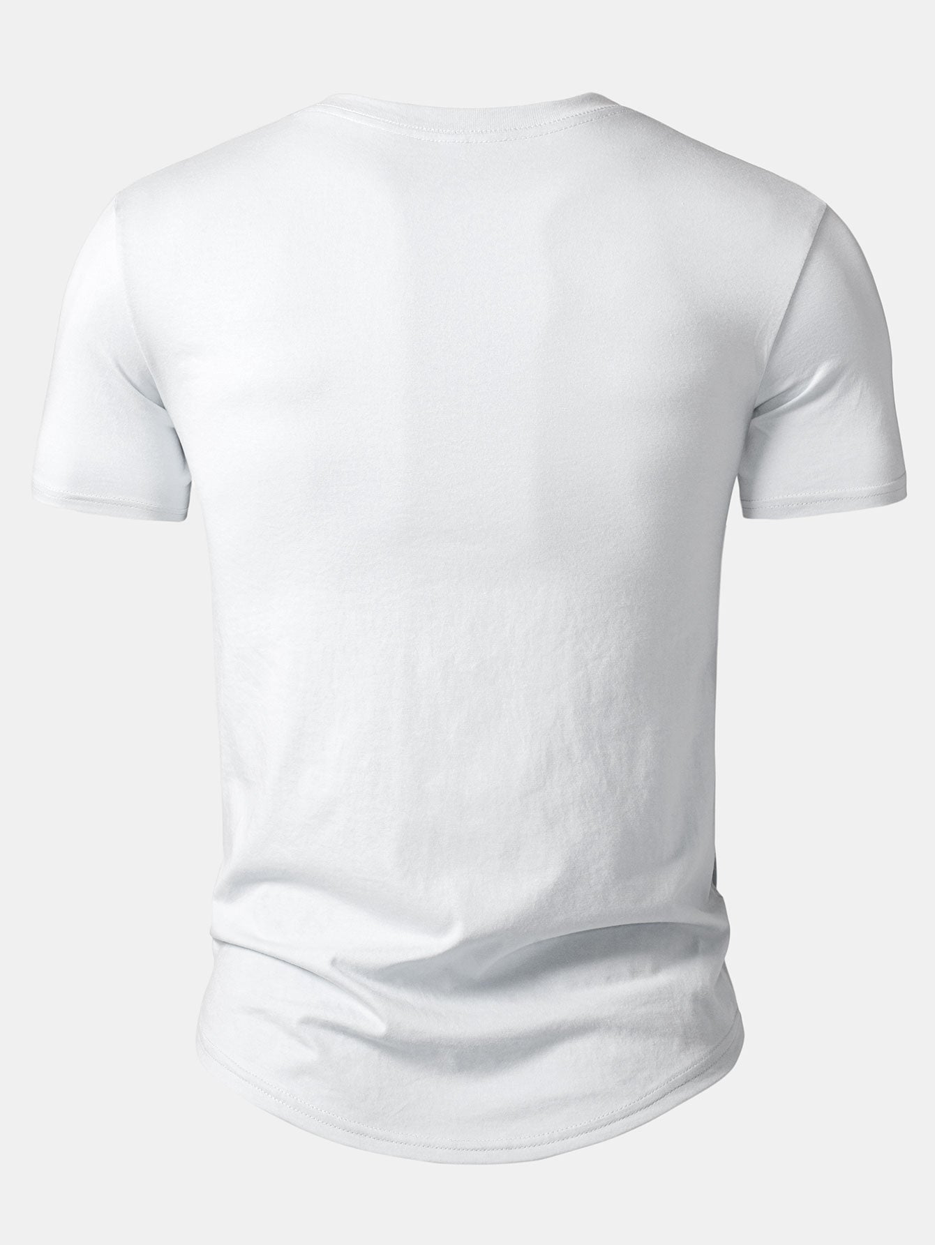Essential Cotton Curved Hem T-Shirt