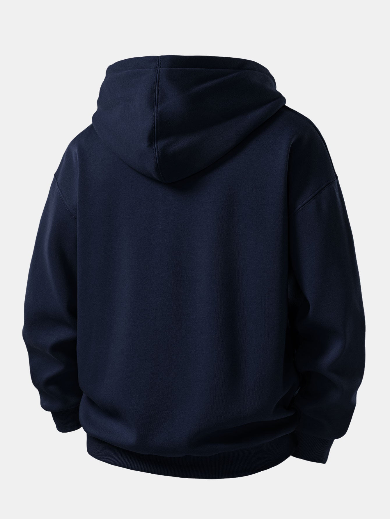 Zip-Up Hoodie with Emoji Duck Print