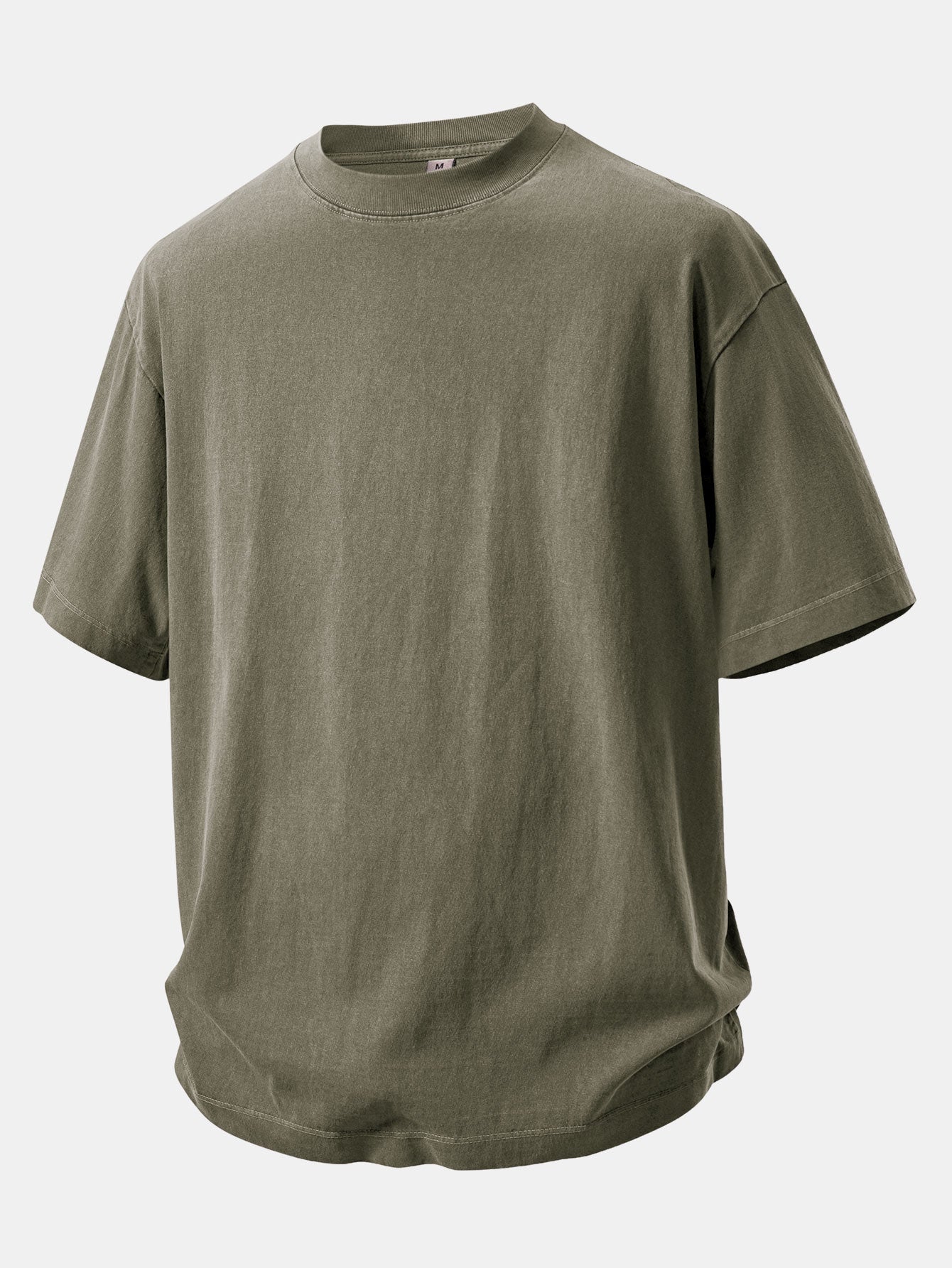 Relaxed Fit Heavyweight Washed Drop Shoulder Tee
