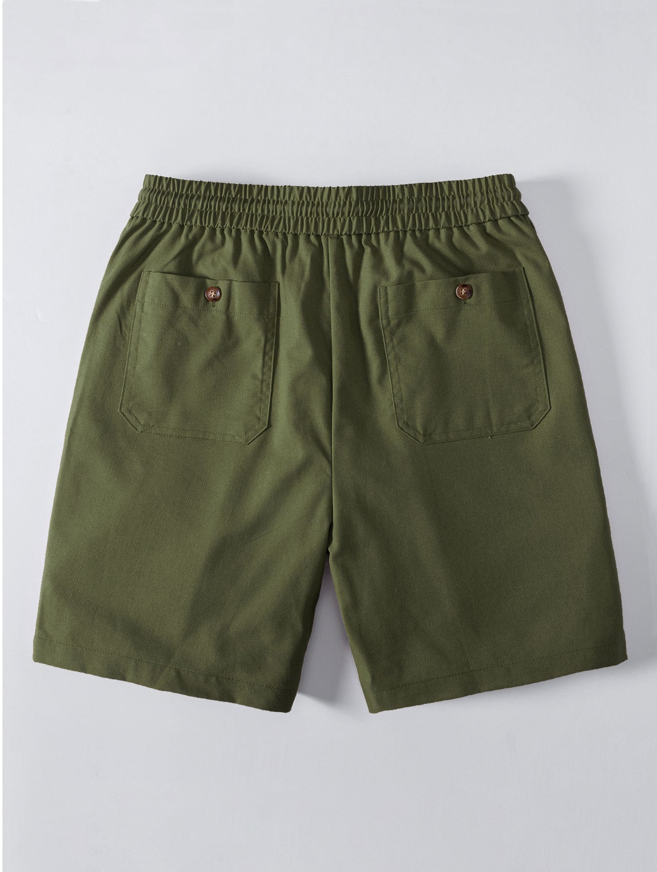 Drawstring Linen Shorts