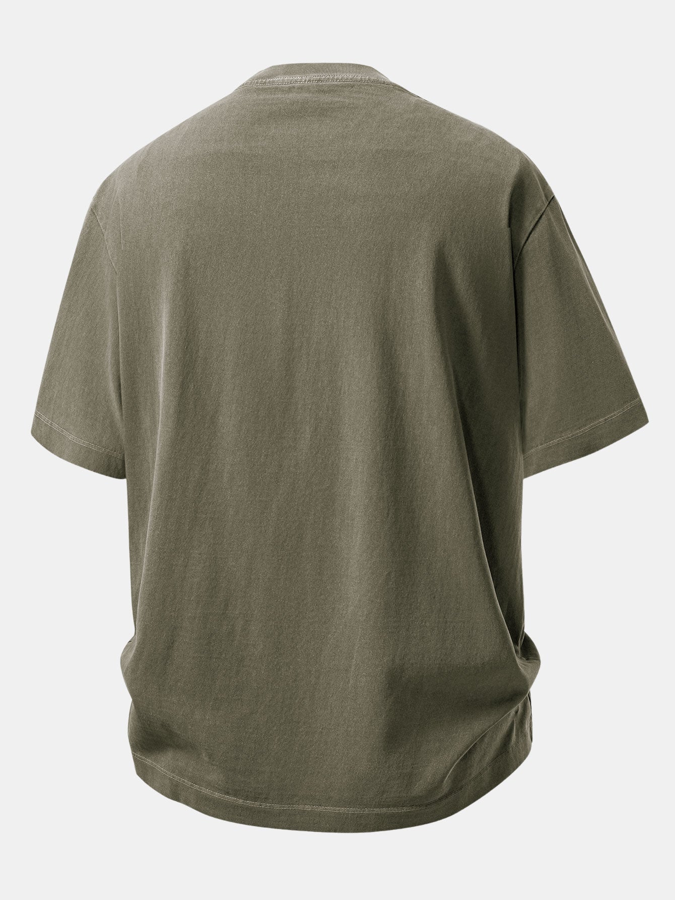 Relaxed Fit Heavyweight Washed Drop Shoulder Tee