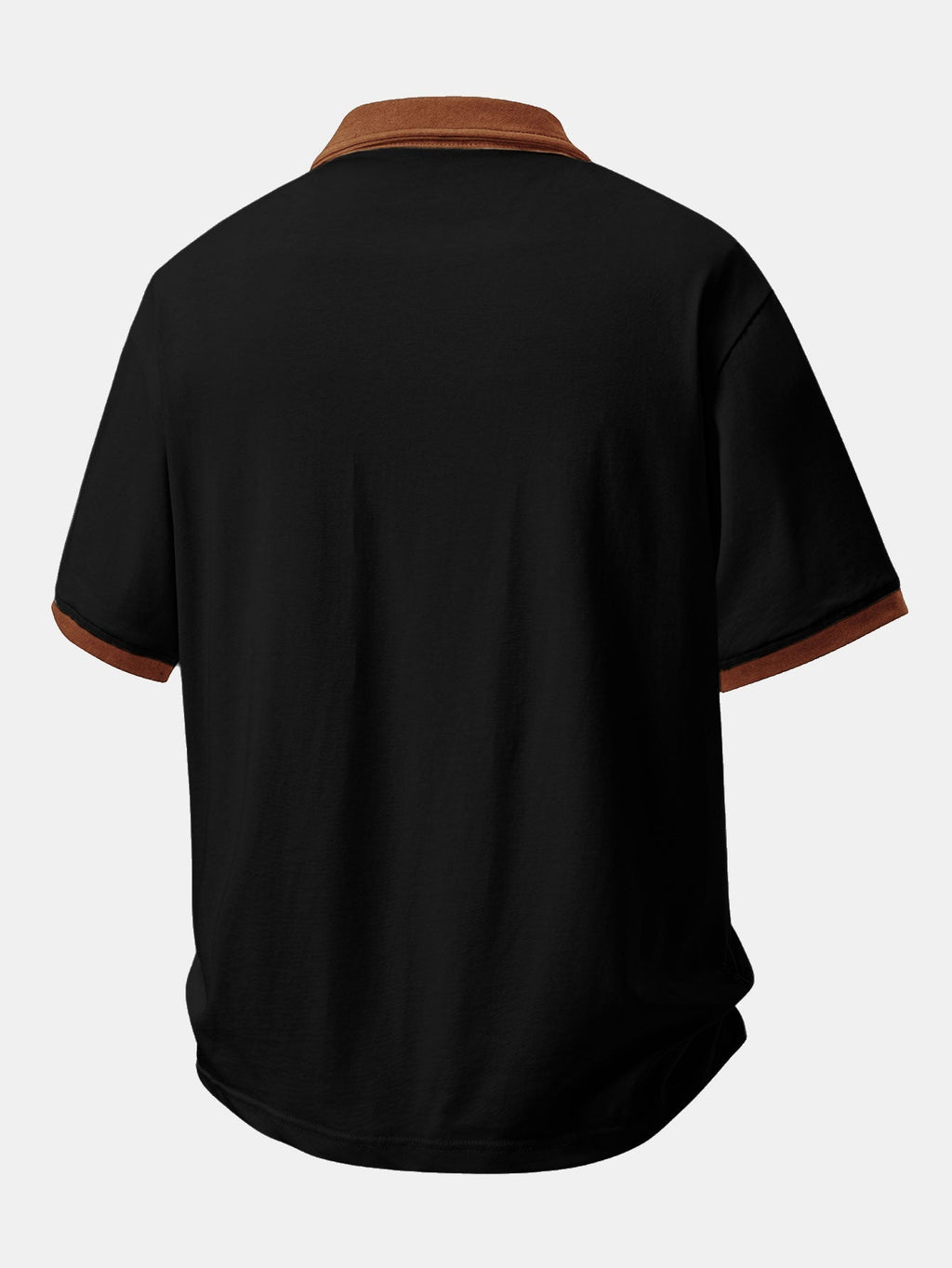 Comfortable Contrast Cotton Polo with Relaxed Fit