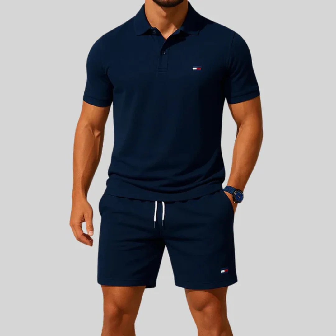 TH™ Men’s Casual Polo & Shorts Set