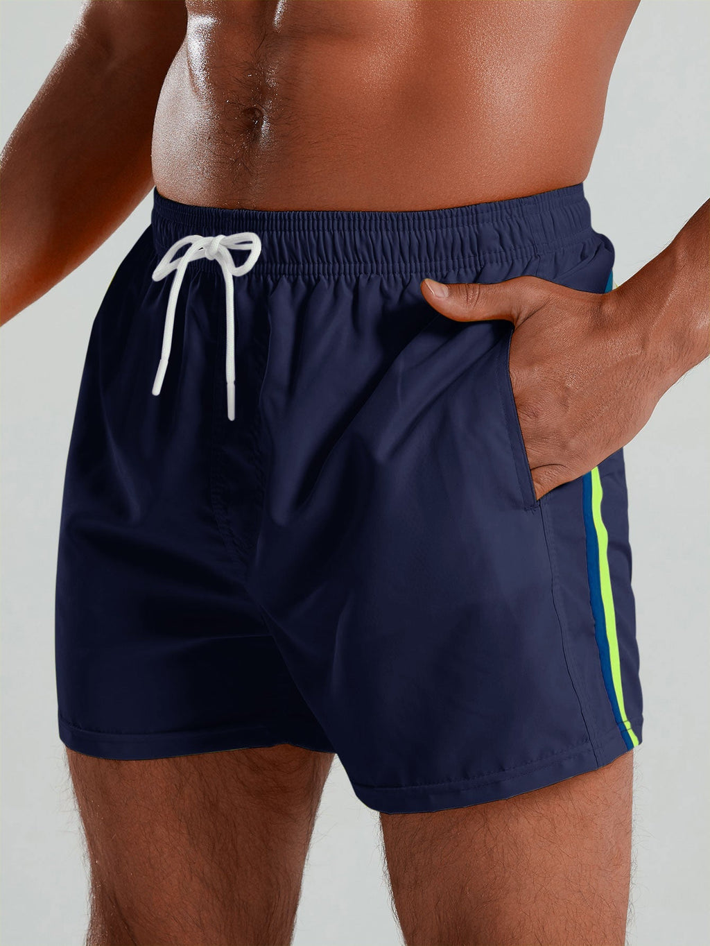 3" Swim Shorts with Contrast Trim