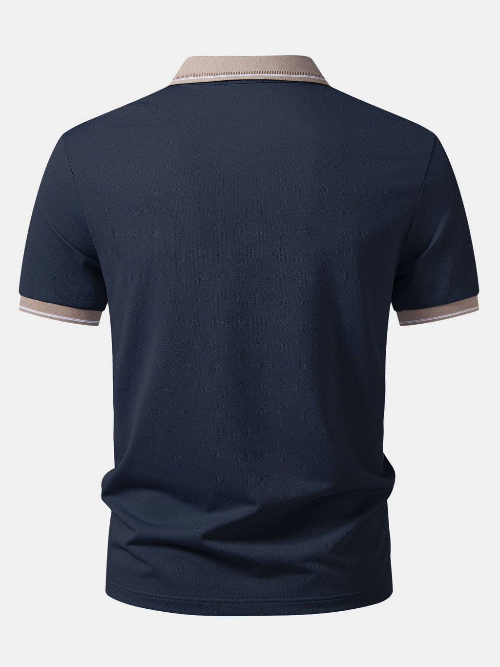 Two-Tone Johnny Collar Polo