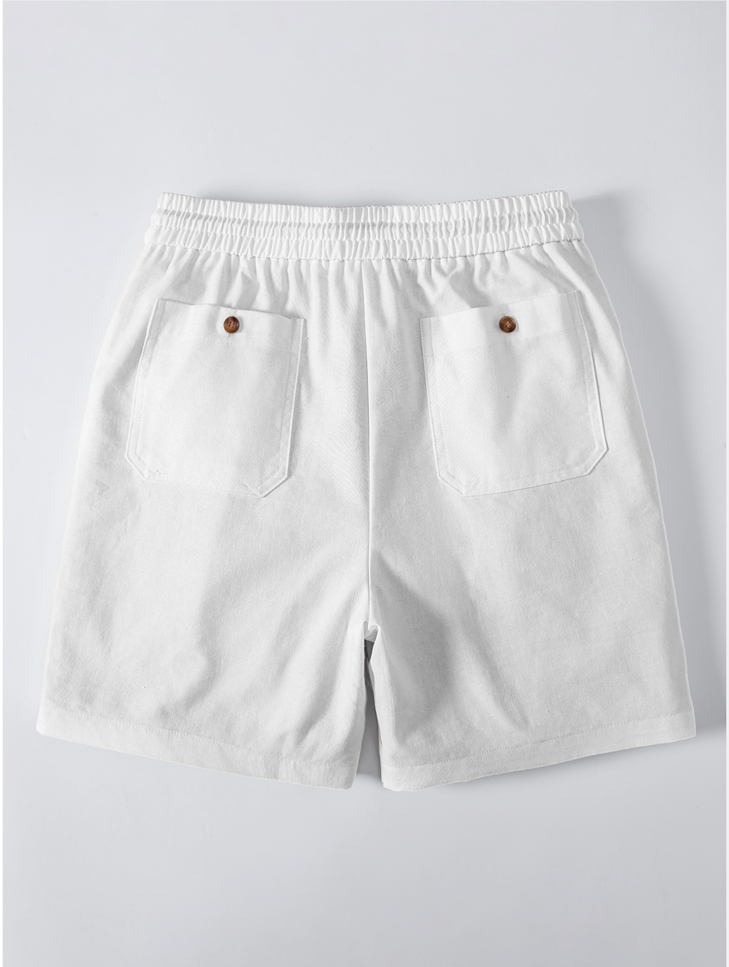 Drawstring Linen Shorts