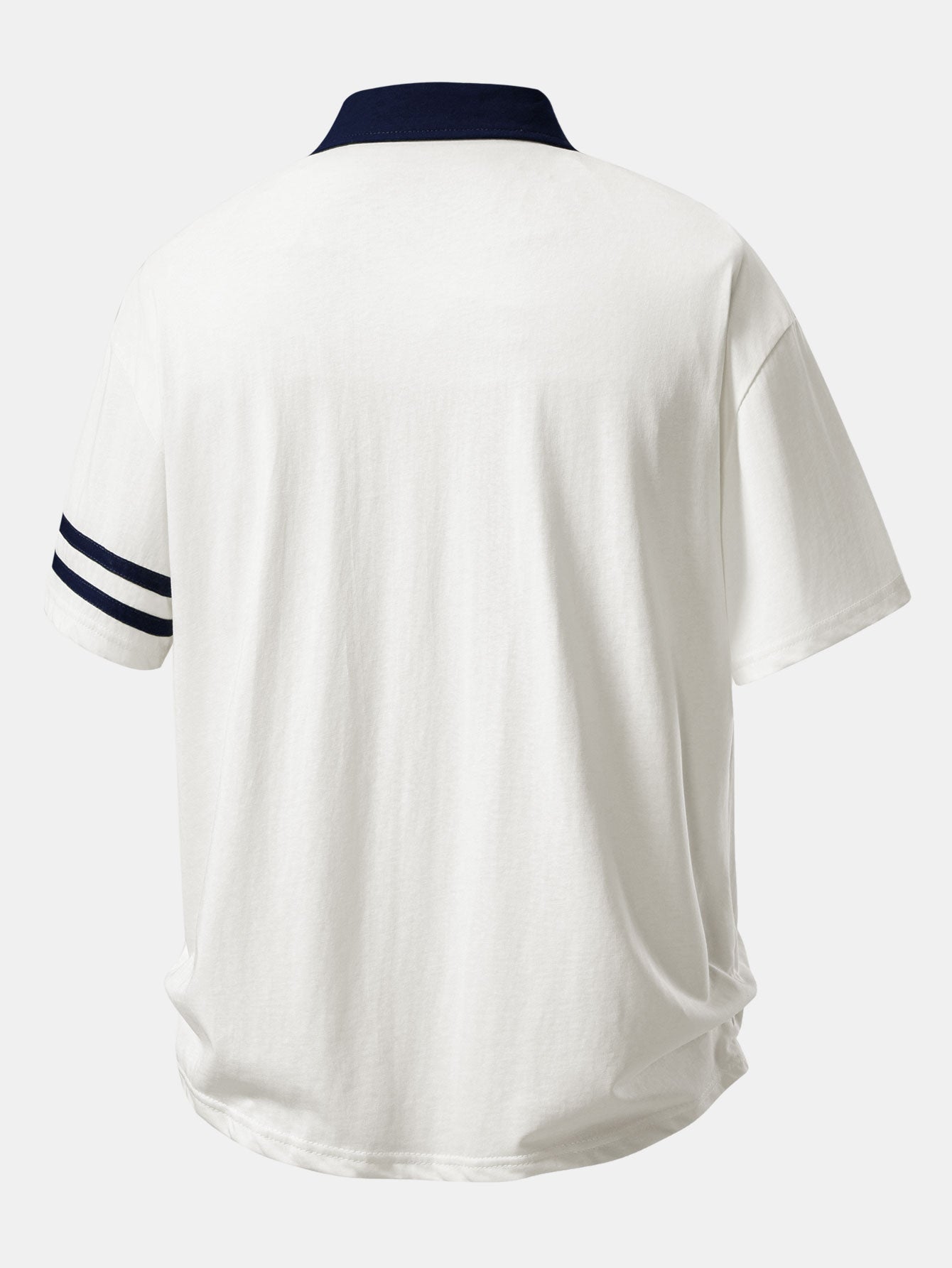 Comfortable Fit Polo Shirt with Contrast Collar