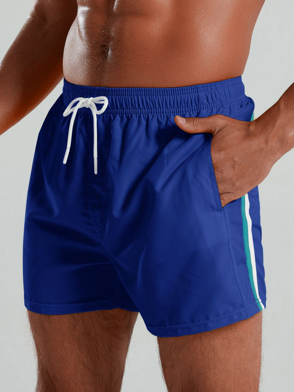 3" Swim Shorts with Contrast Trim