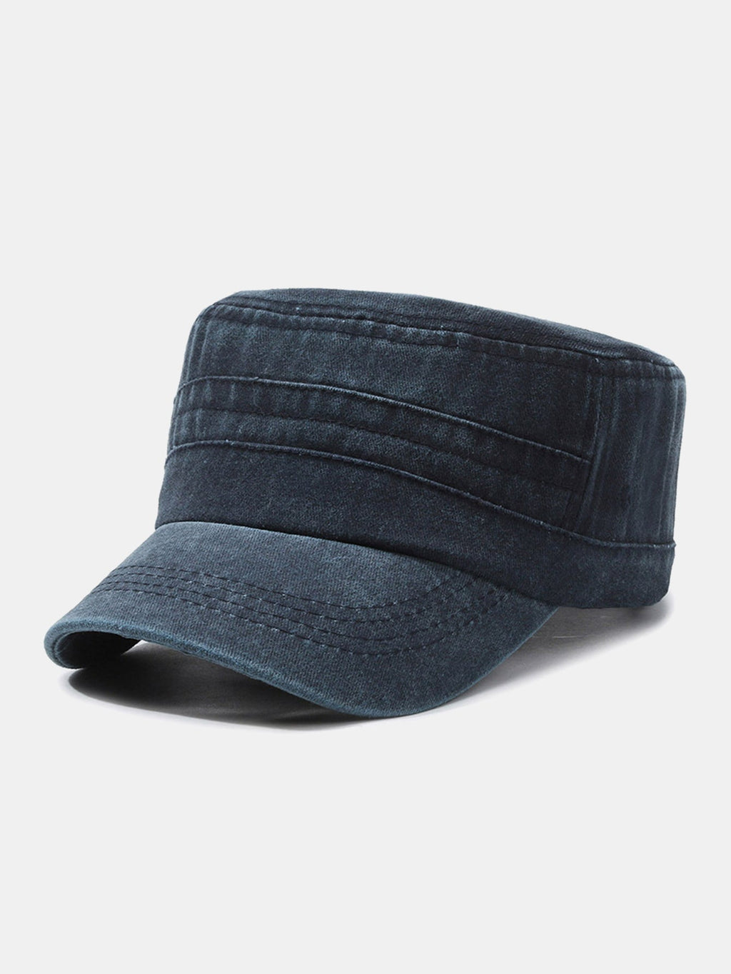 Trendy Distressed Washed Flat Cap