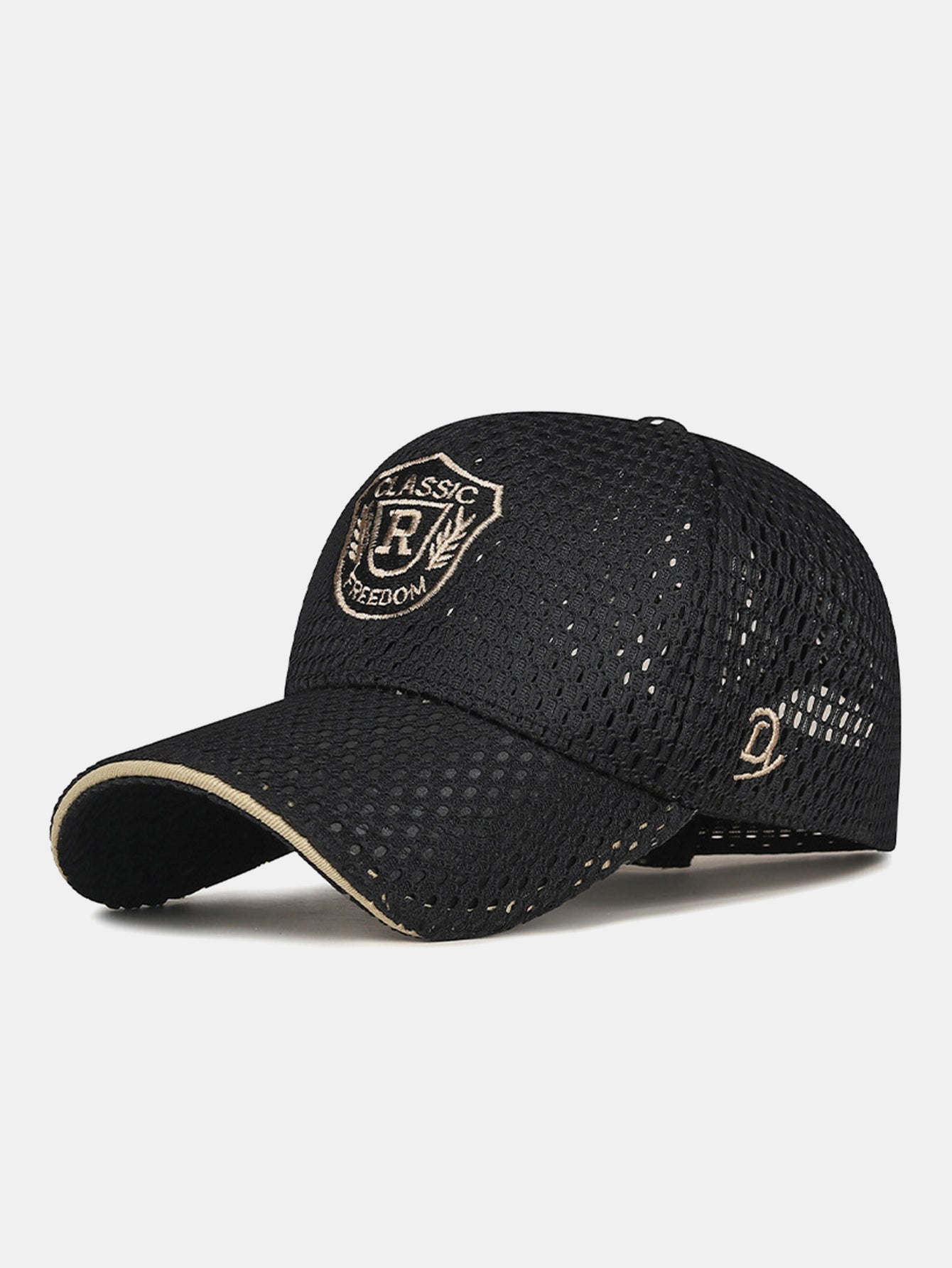 Men's Mesh Baseball Cap with Adjustable Fit and Breathable Embroidery