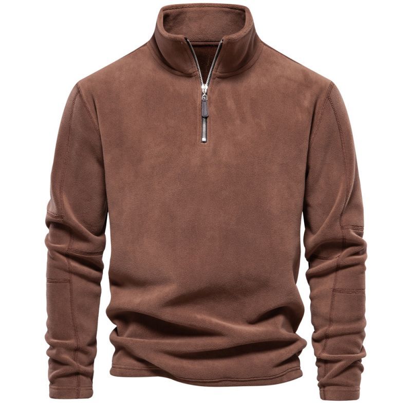 Men's Fleece Sweatshirt with Half-Zip