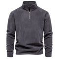Men's Fleece Sweatshirt with Half-Zip