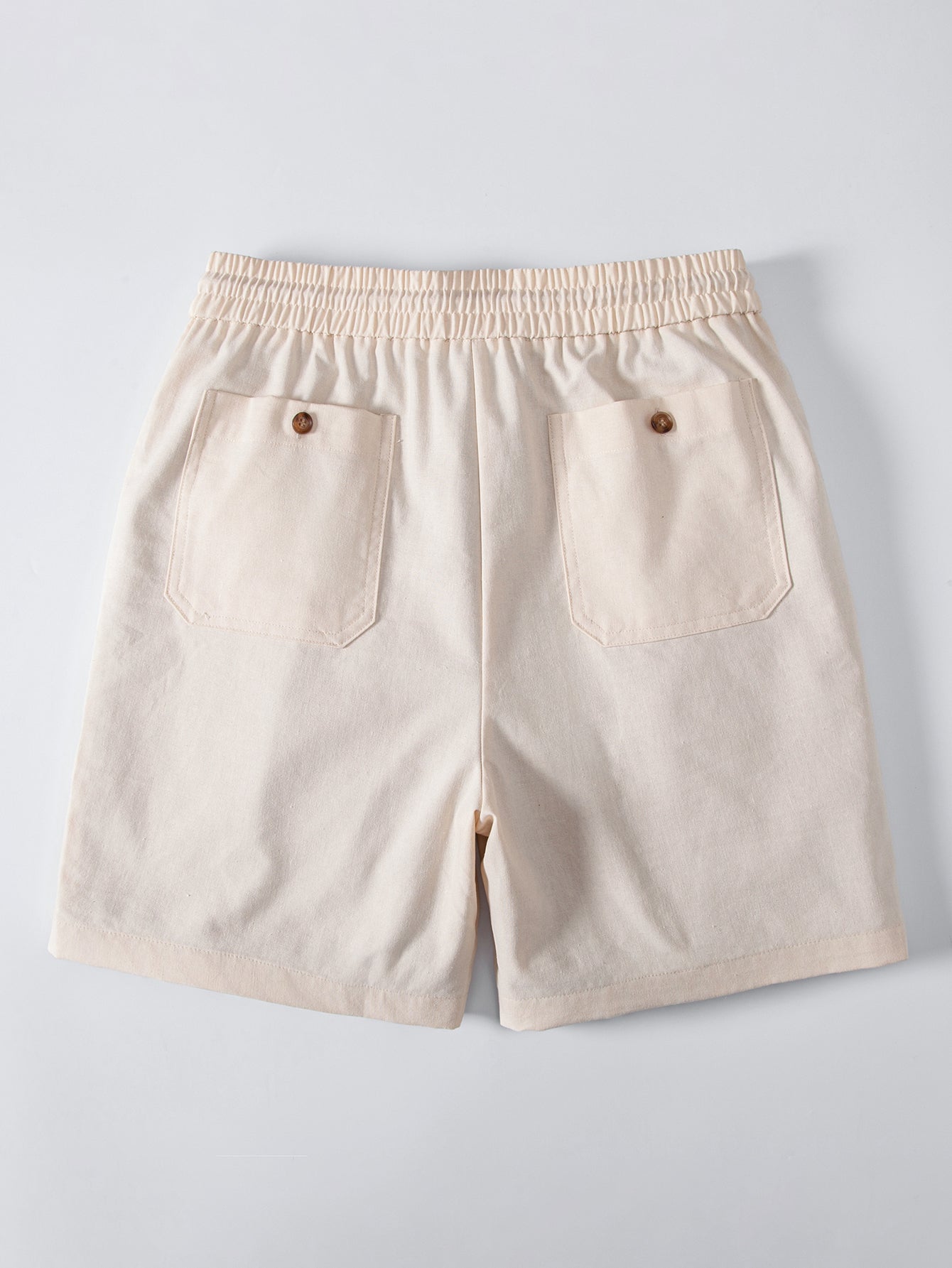 Drawstring Linen Shorts