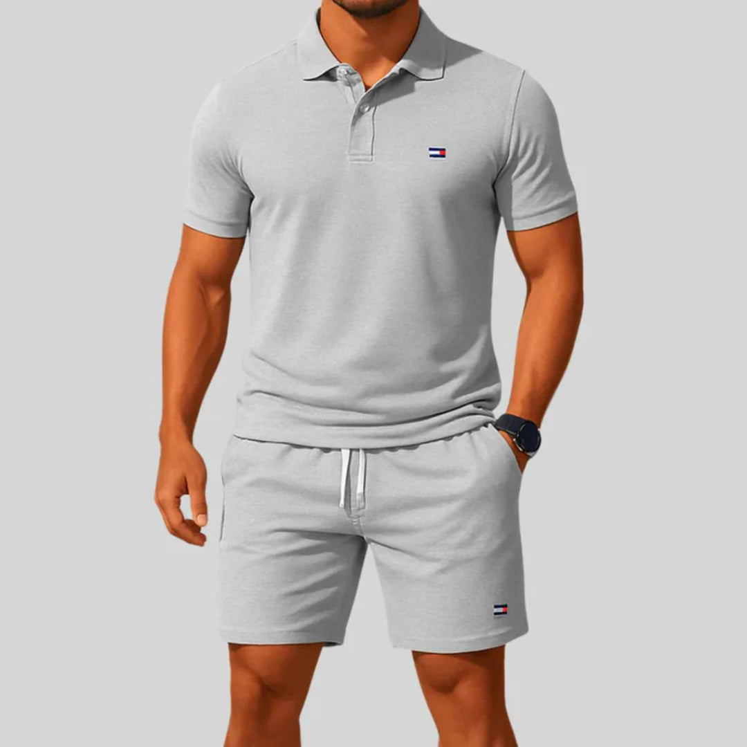 TH™ Men’s Casual Polo & Shorts Set