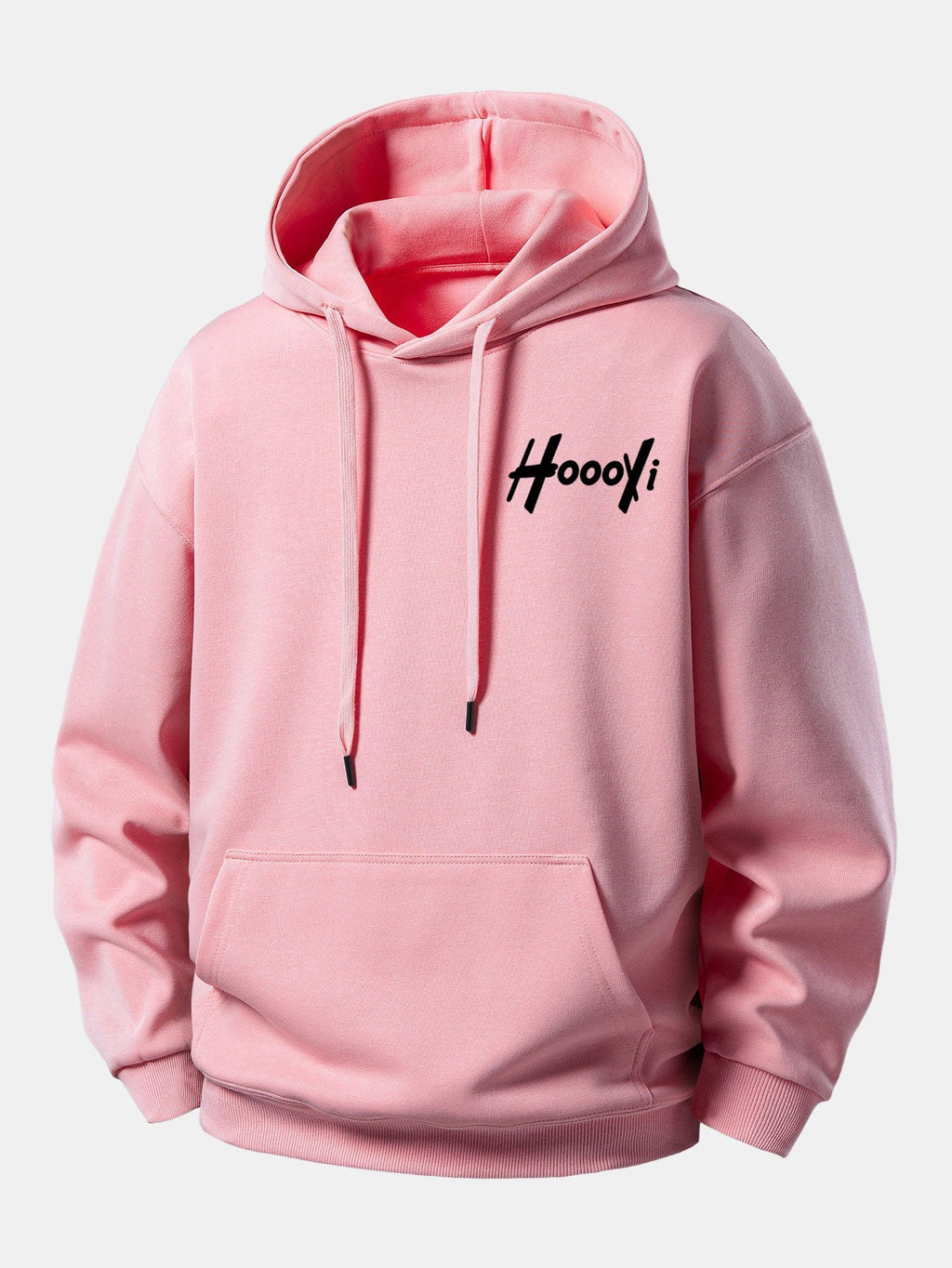 Hoooyi Relaxed Fit Printed Hoodie