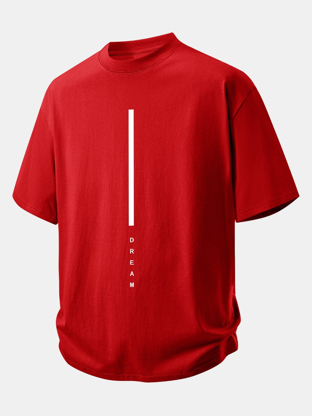 Comfortable Dream Stripe Cotton T-Shirt with Relaxed Fit