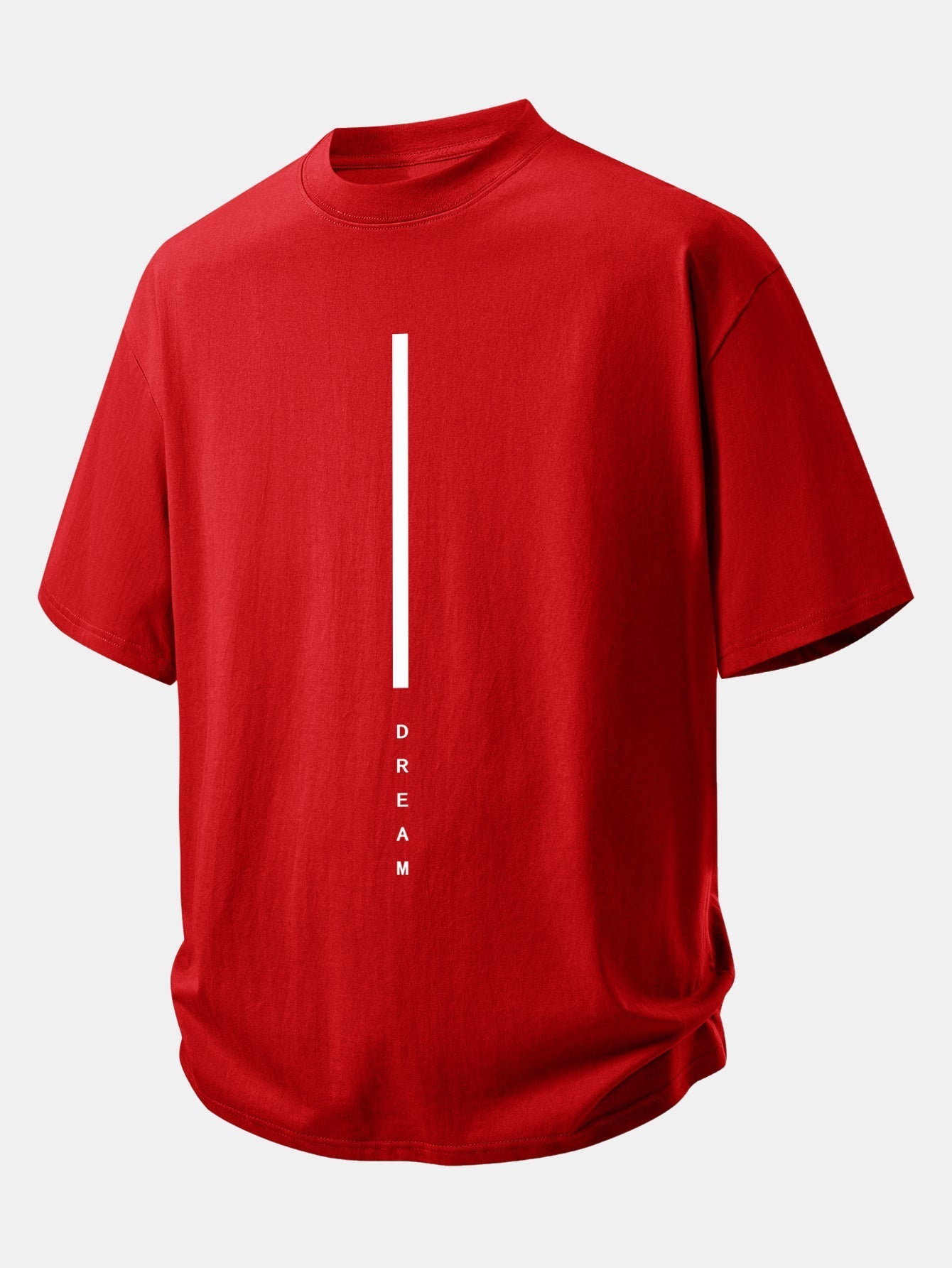 Comfortable Dream Stripe Cotton T-Shirt with Relaxed Fit