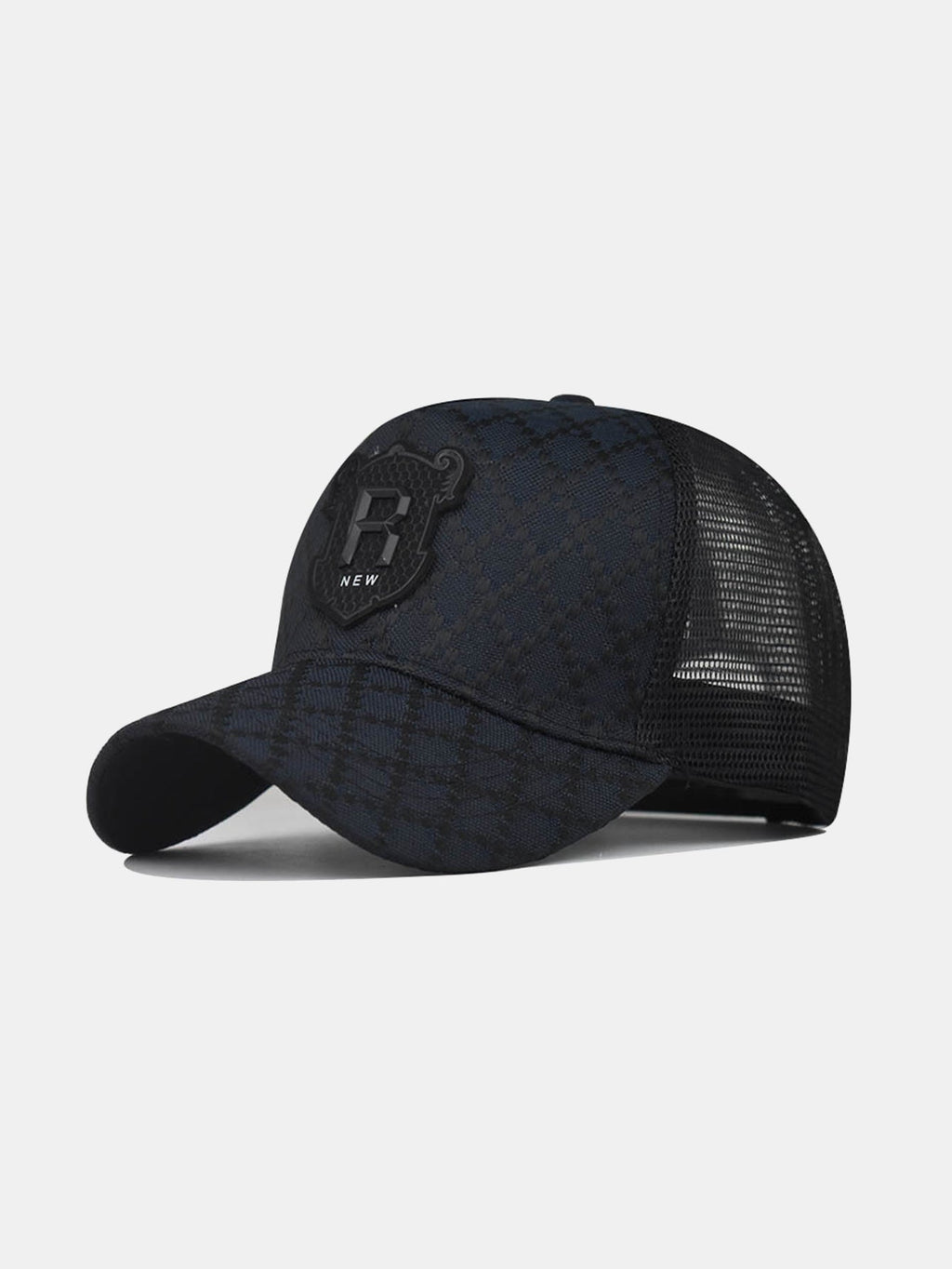 Breathable Mesh R Patch Trucker Hat