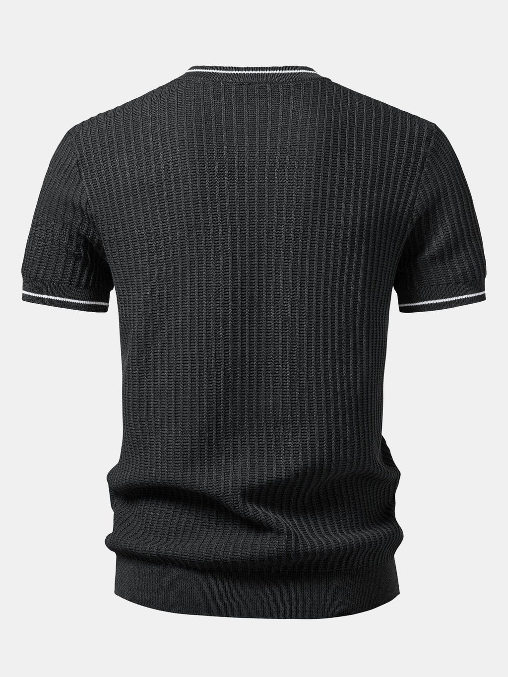 Color-Blocked Waffle Knit Tee