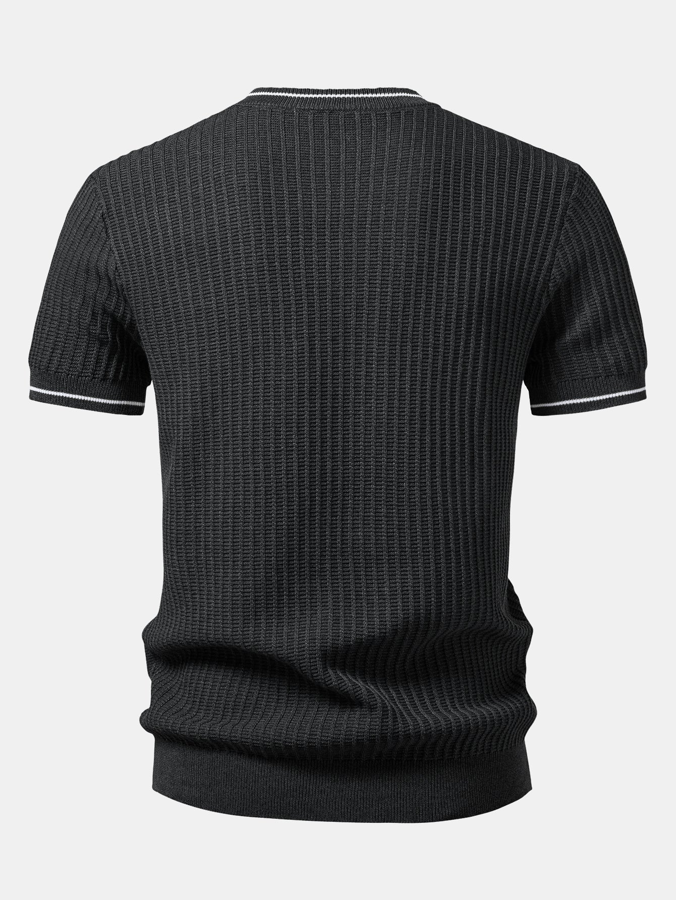Color-Blocked Waffle Knit Tee