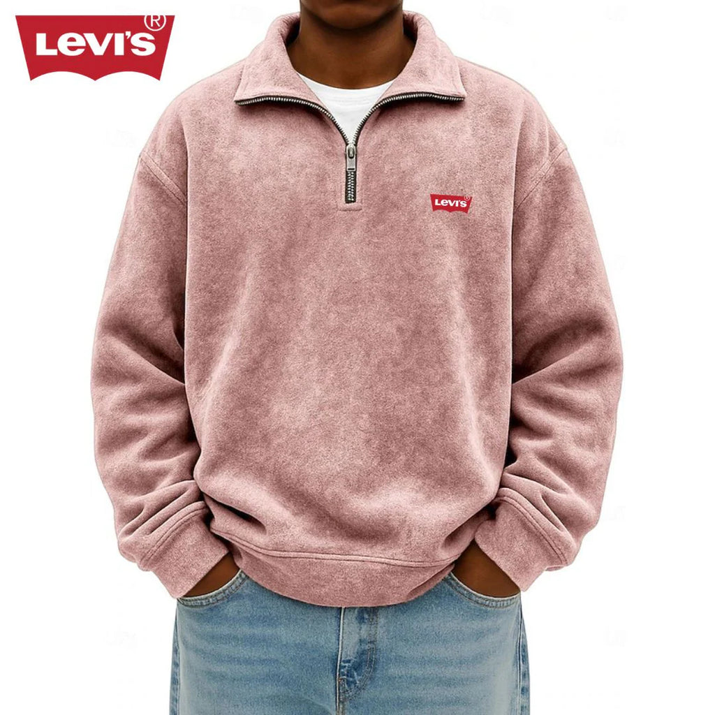 Men’s Half-Zip Polo Sweatshirt