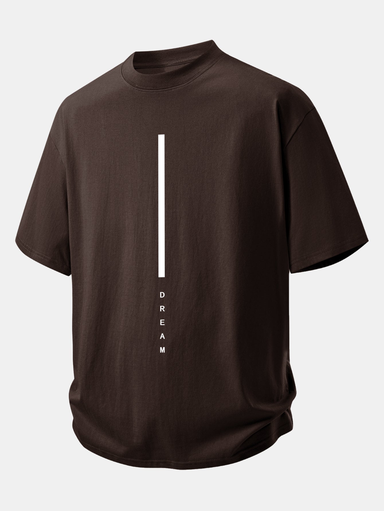 Comfortable Dream Stripe Cotton T-Shirt with Relaxed Fit