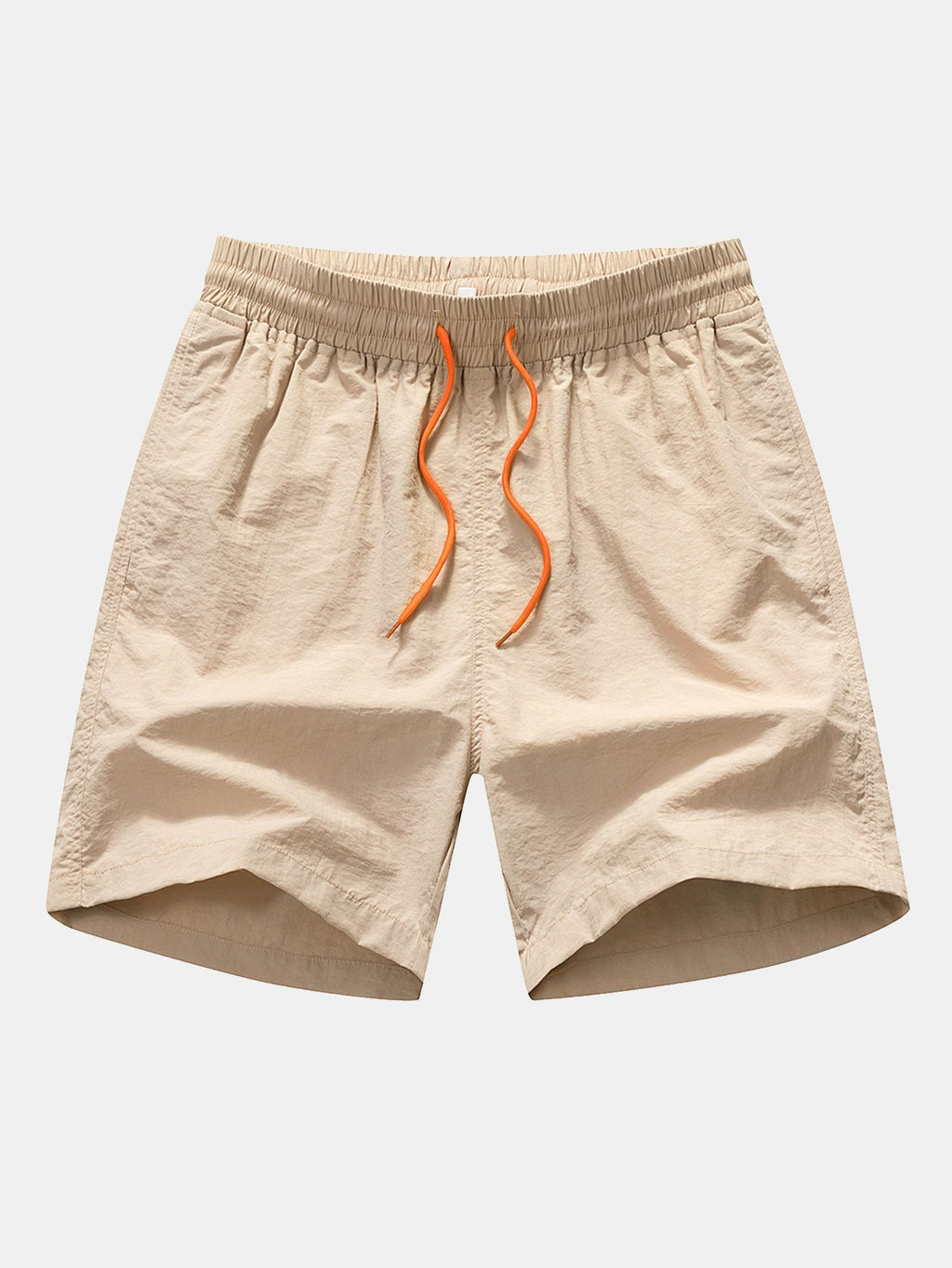 Button-Up Shirt and Swim Shorts with Palm Tree Print