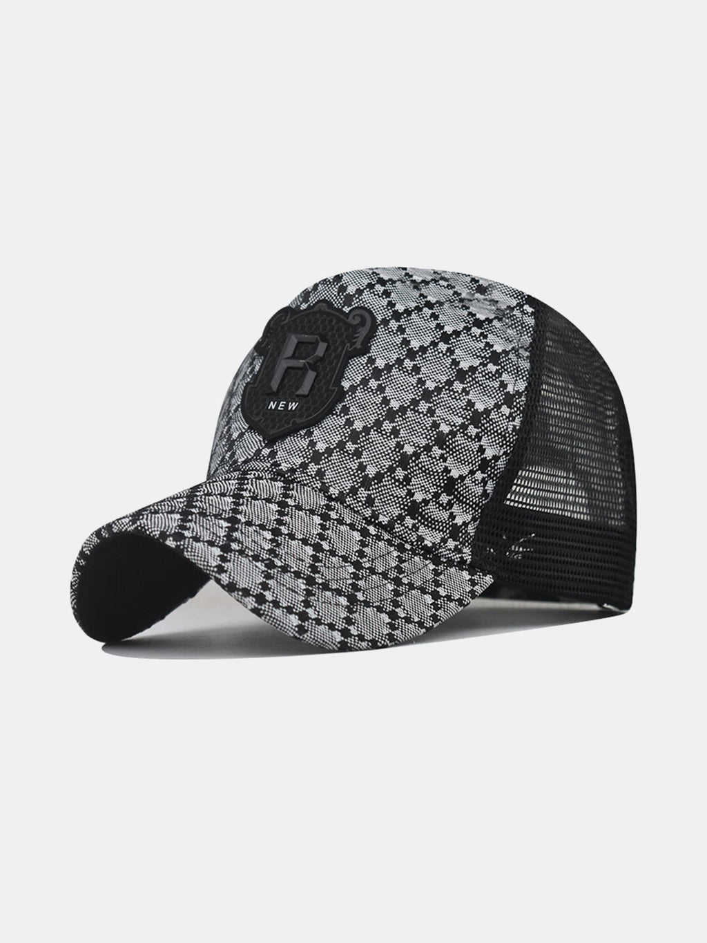 Breathable Mesh R Patch Trucker Hat