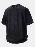 Casual Oversized Distressed Drop Shoulder T-Shirt