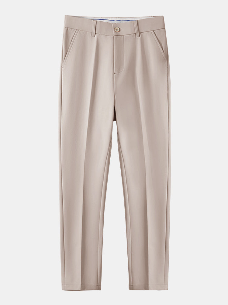 Geometric Jacquard Polo with Johnny Collar & Slim Fit Tapered Pants