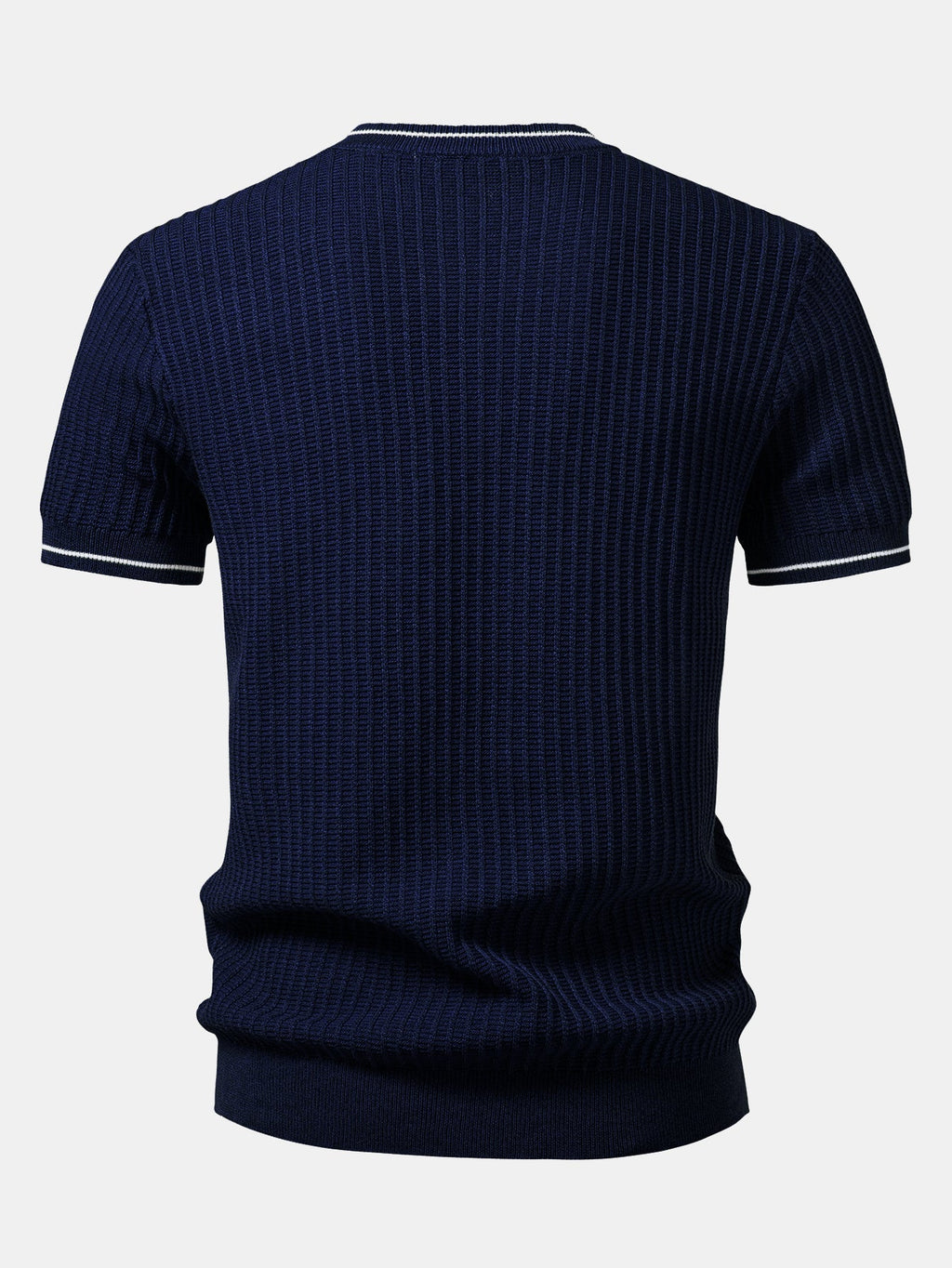 Color-Blocked Waffle Knit Tee