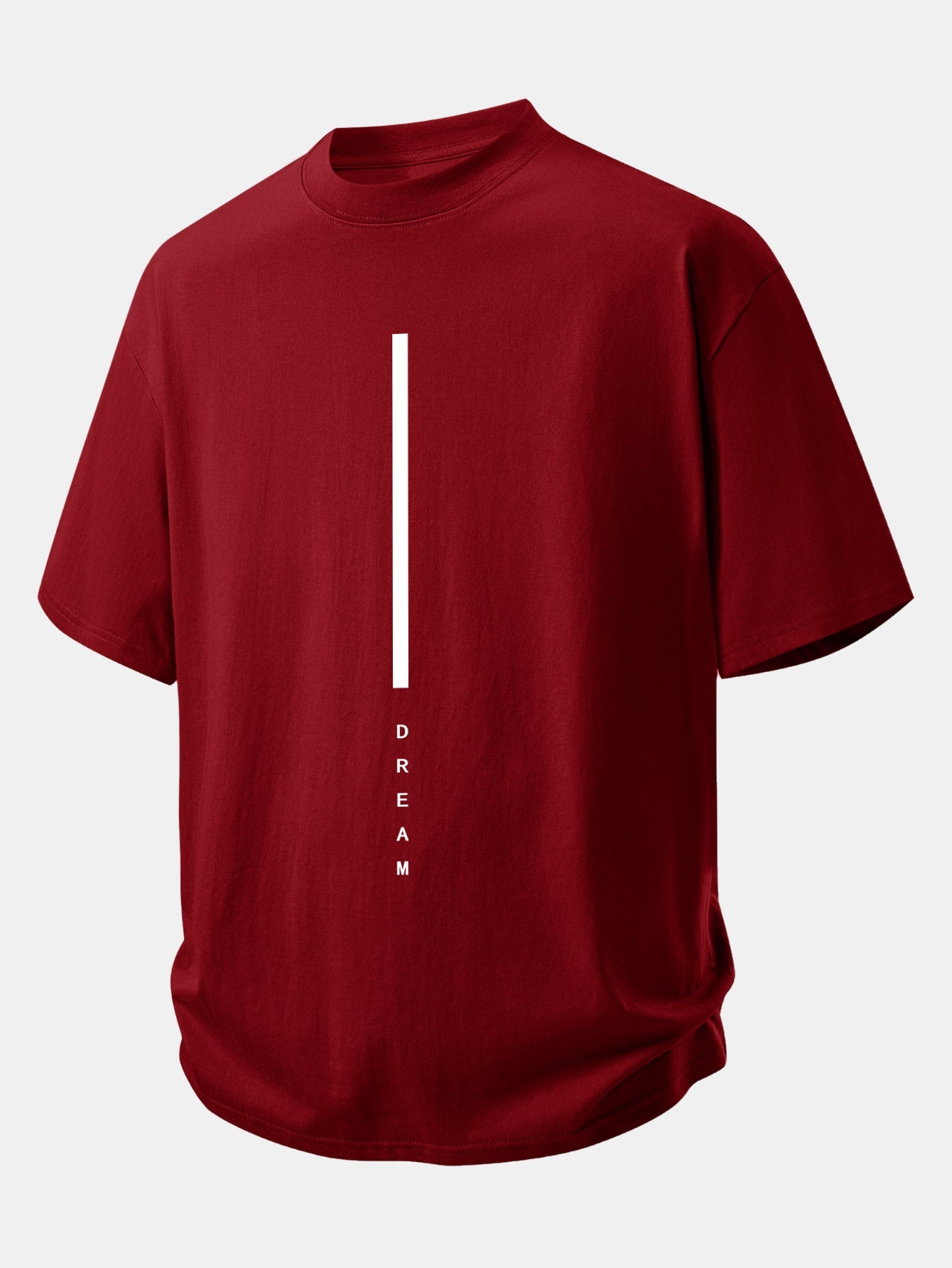 Comfortable Dream Stripe Cotton T-Shirt with Relaxed Fit