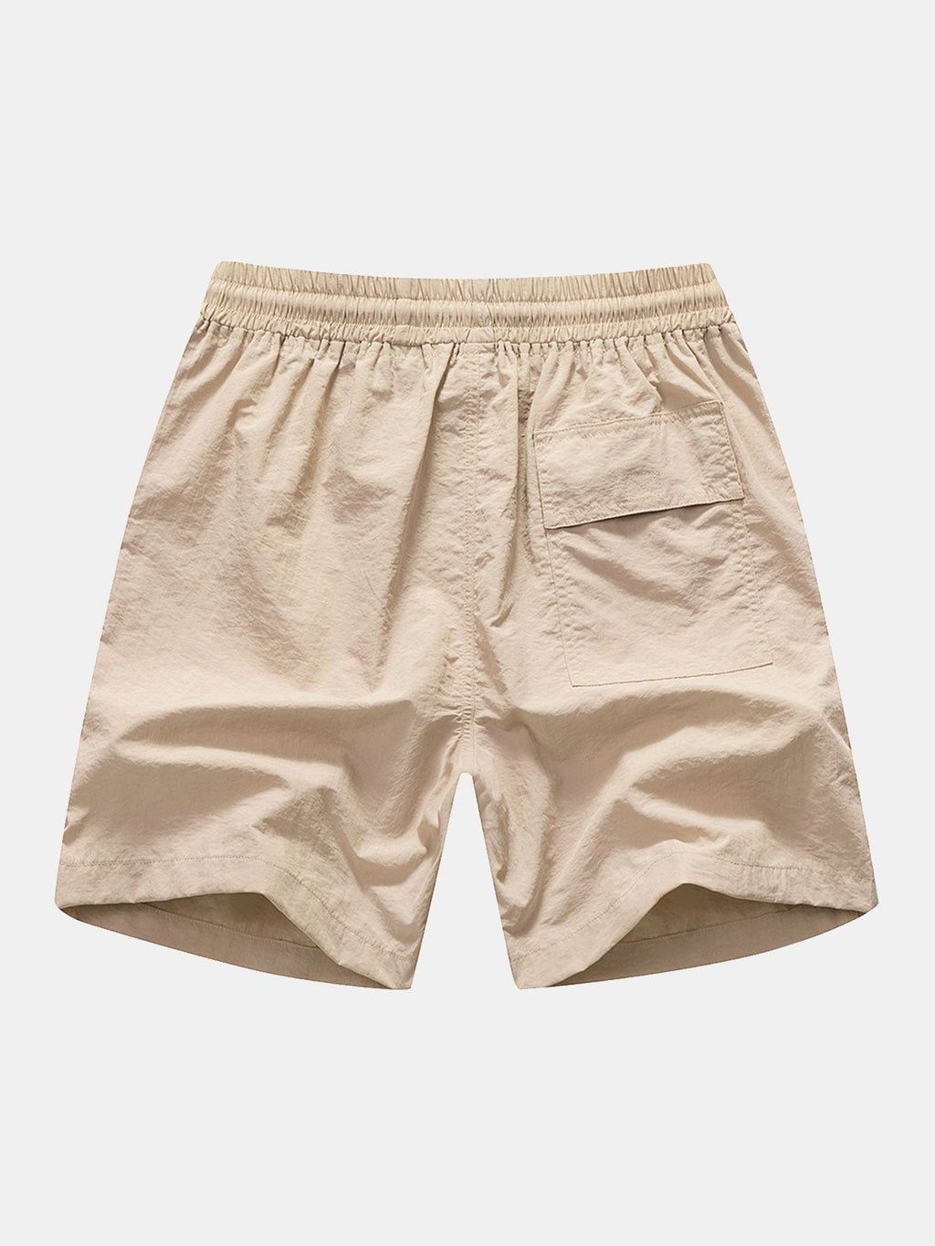 Button-Up Shirt and Swim Shorts with Palm Tree Print