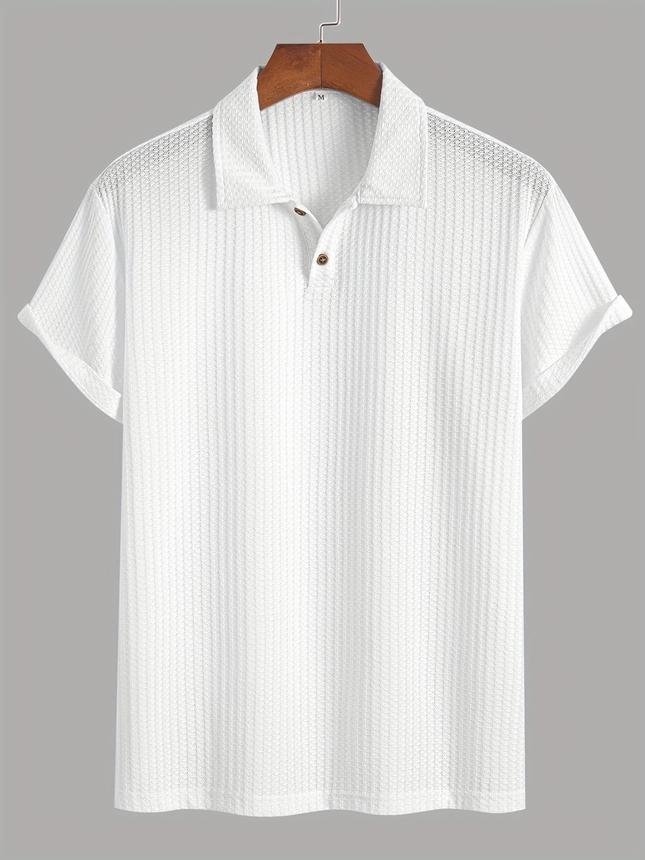 Men's Short Sleeve Knit Shirt for Summer