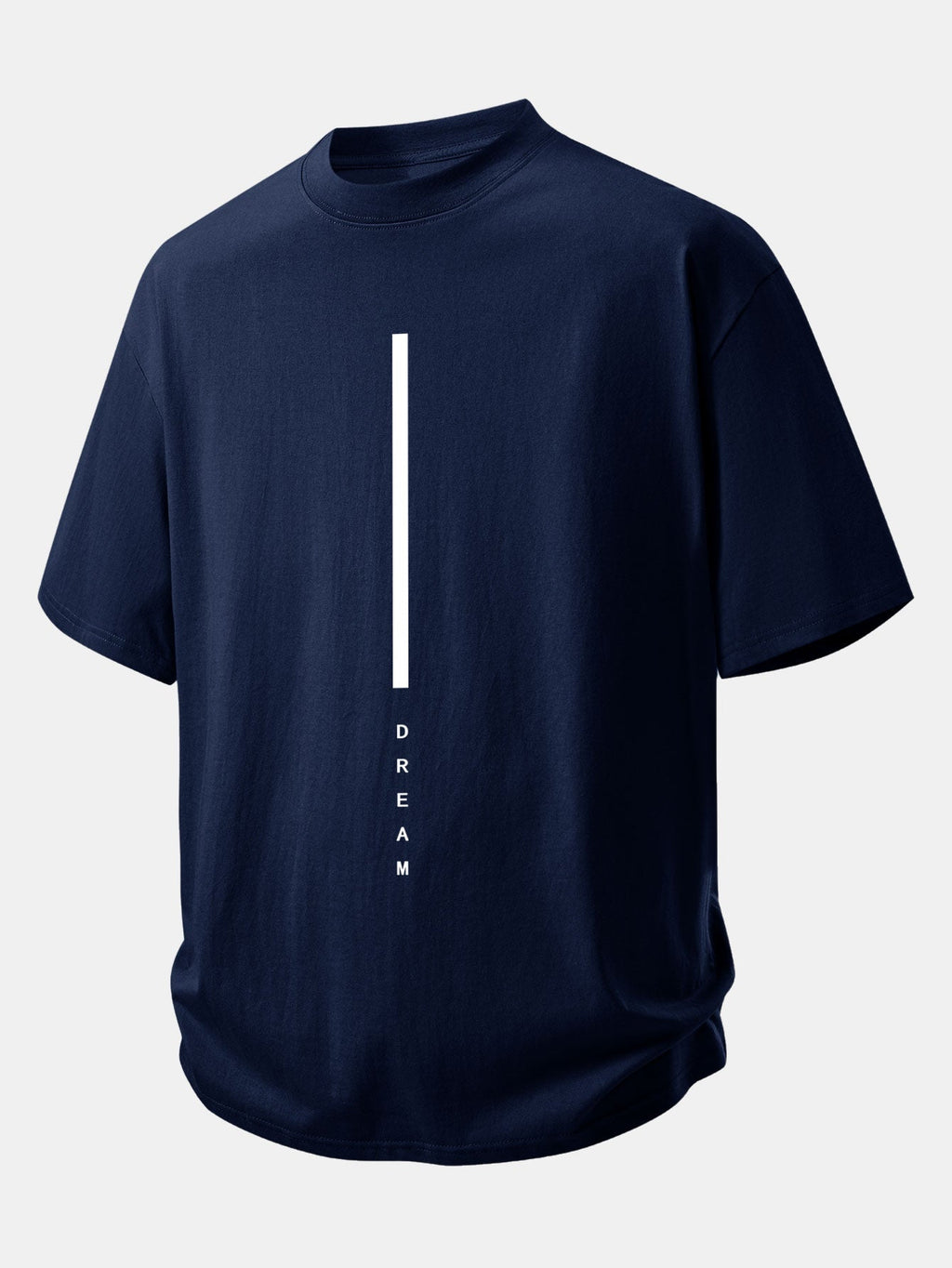 Comfortable Dream Stripe Cotton T-Shirt with Relaxed Fit