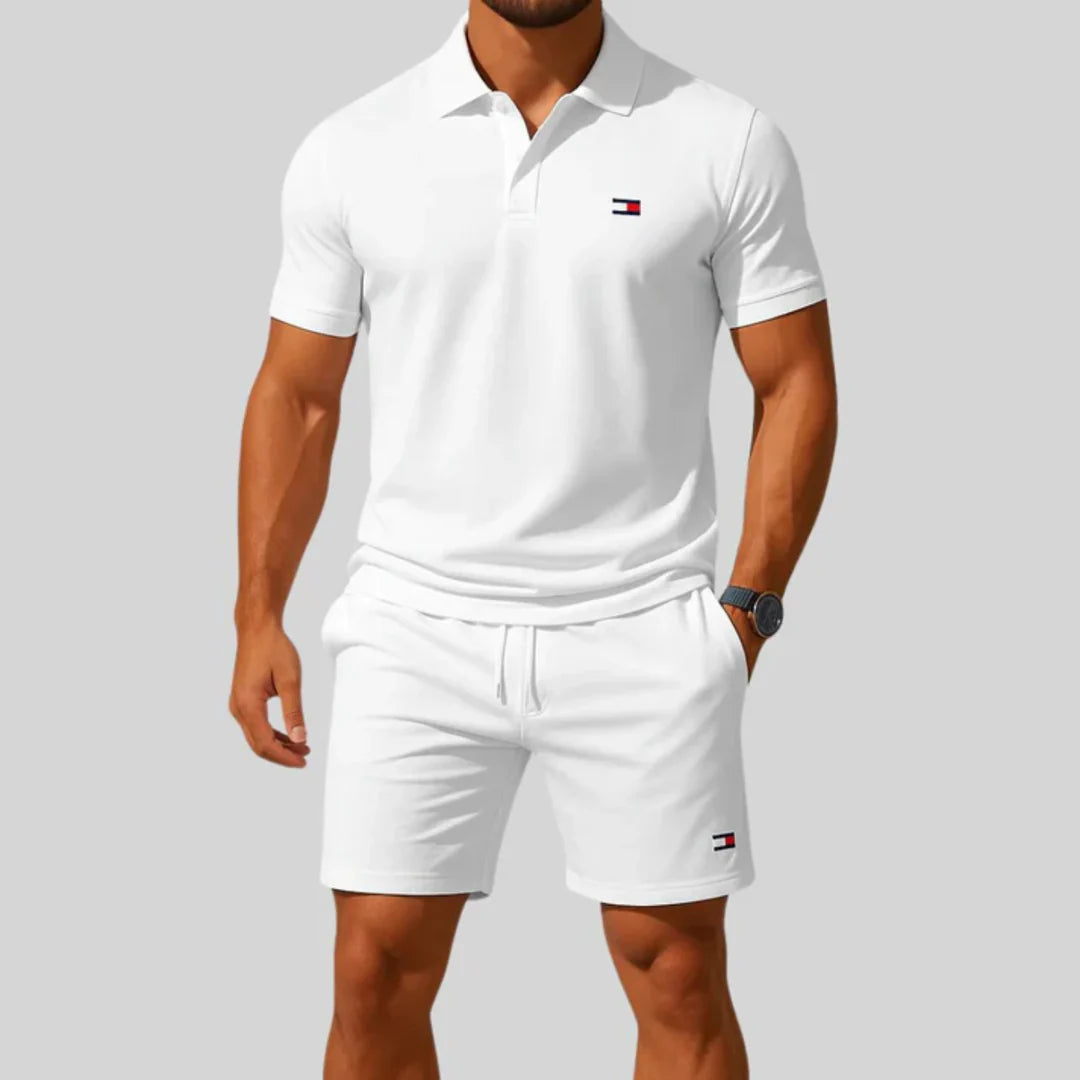 TH™ Men’s Casual Polo & Shorts Set