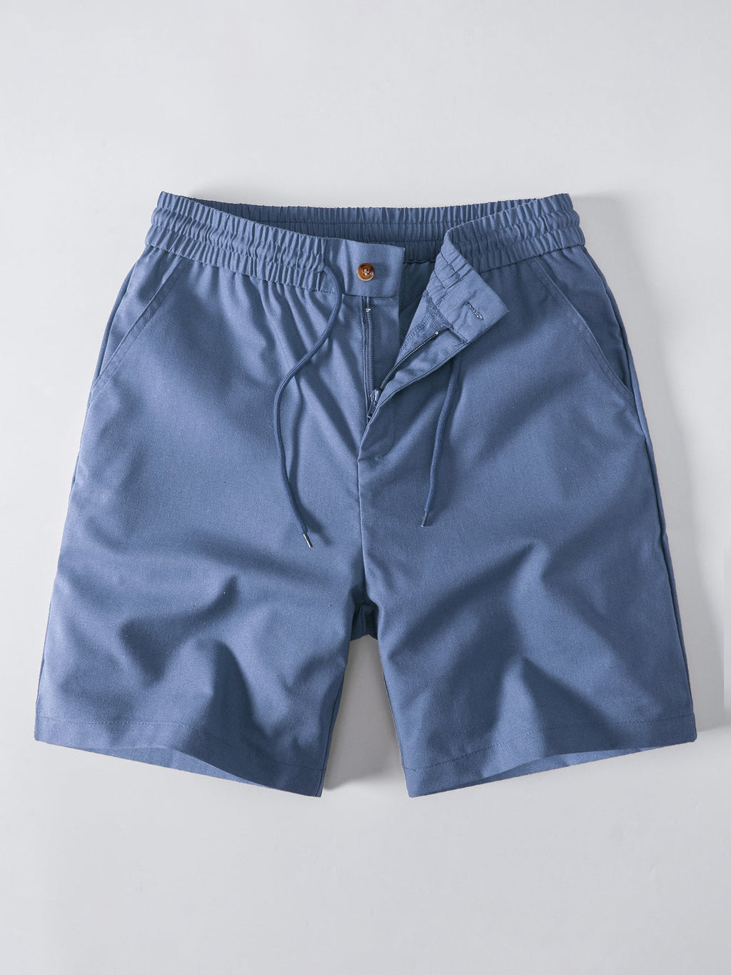 Drawstring Linen Shorts