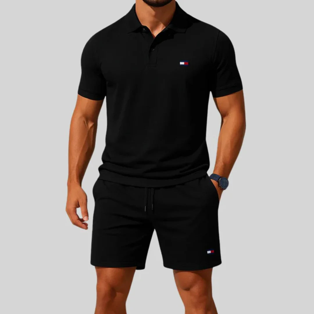 TH™ Men’s Casual Polo & Shorts Set