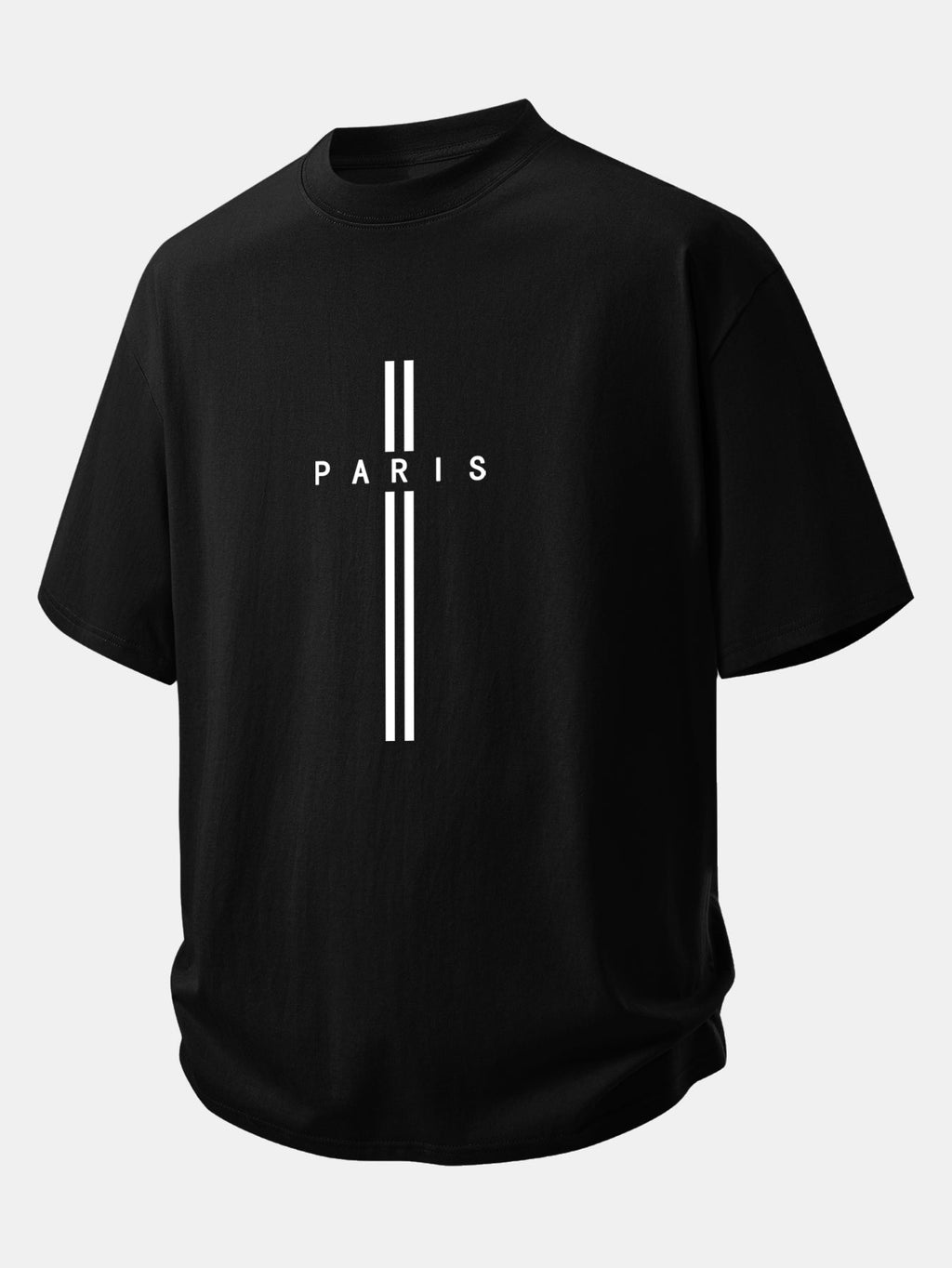 Comfortable Paris Stripe Cotton T-Shirt